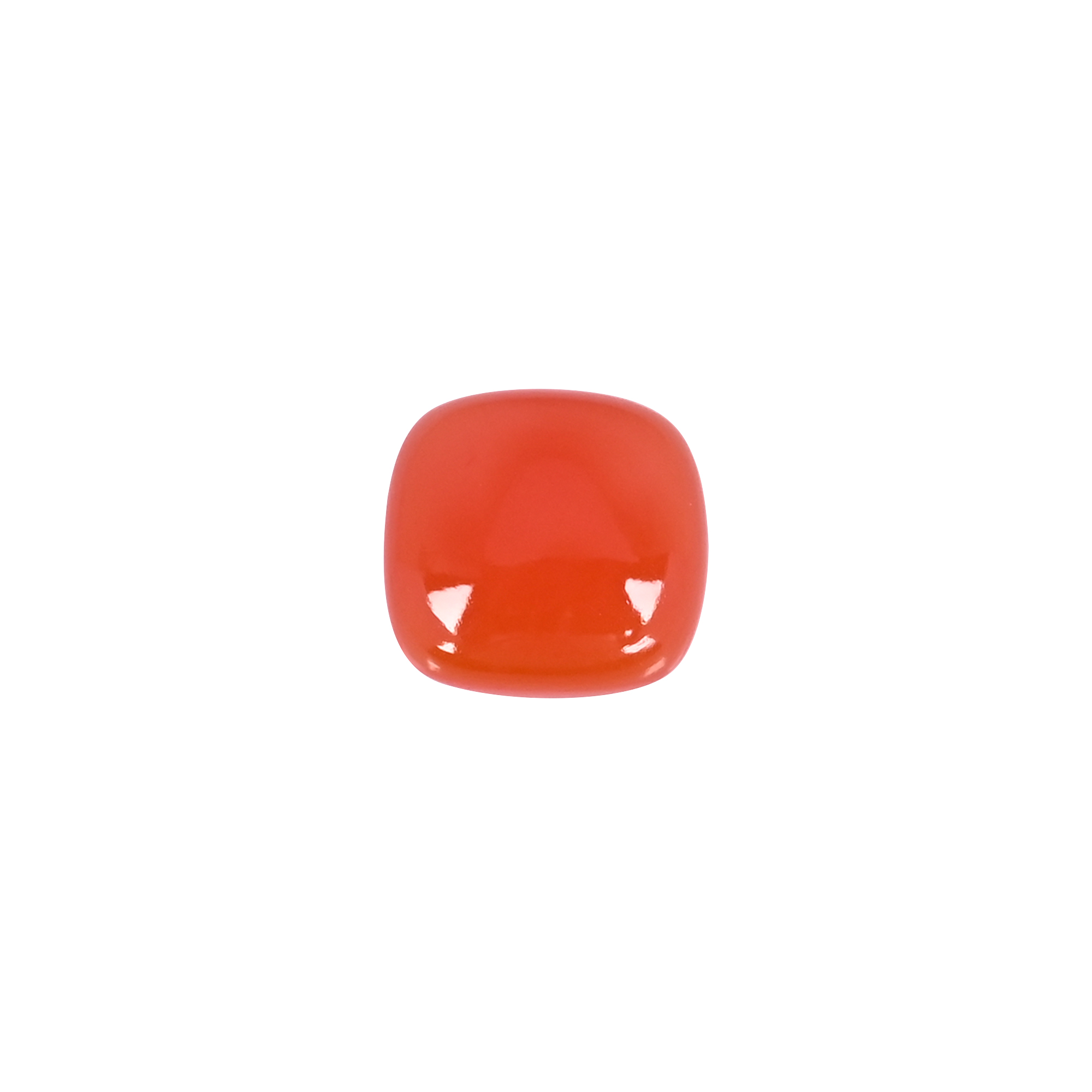 Natural Red Onyx 116 Carat  16x15mm Cushion Shape Loose Gemstone