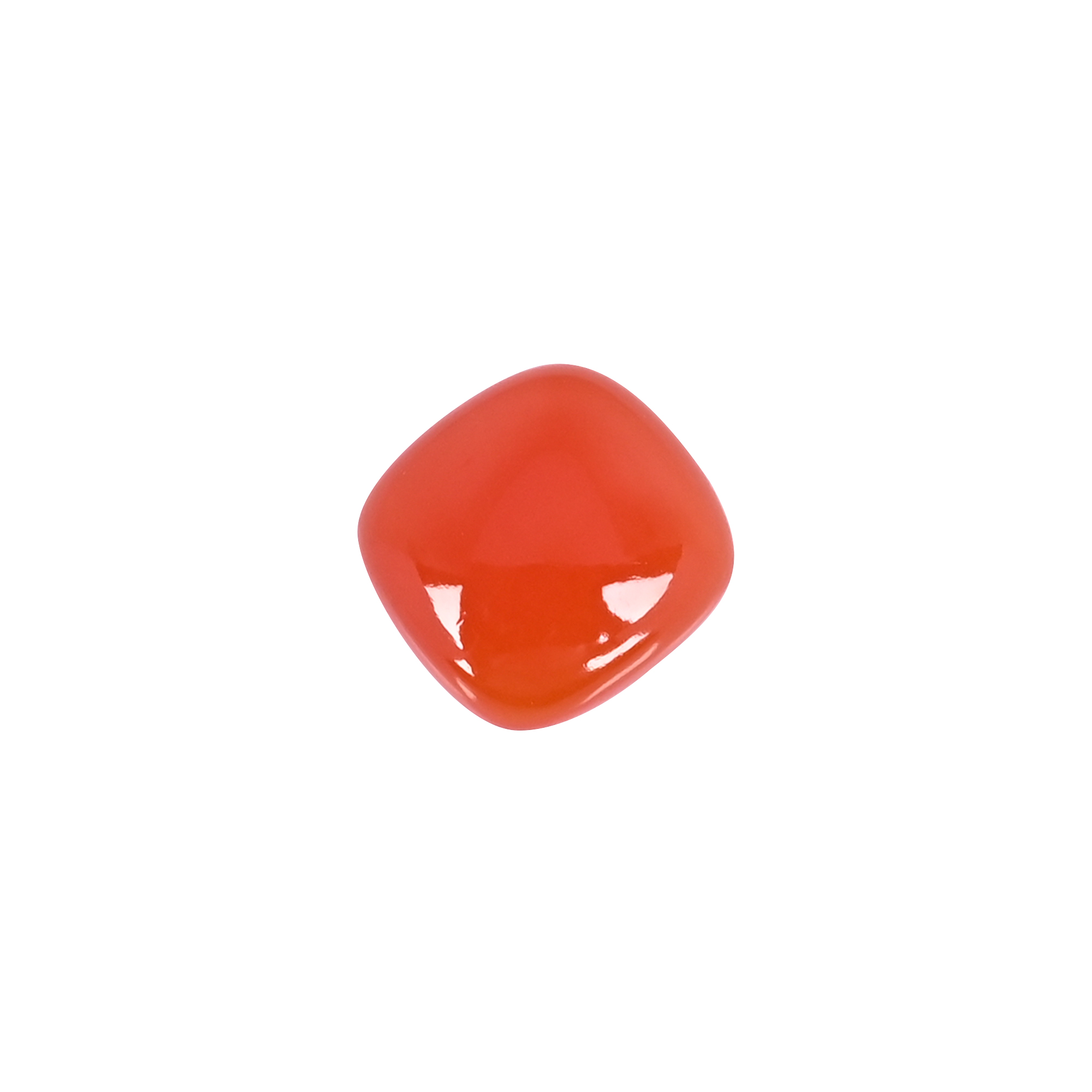 Natural Red Onyx 116 Carat  16x15mm Cushion Shape Loose Gemstone