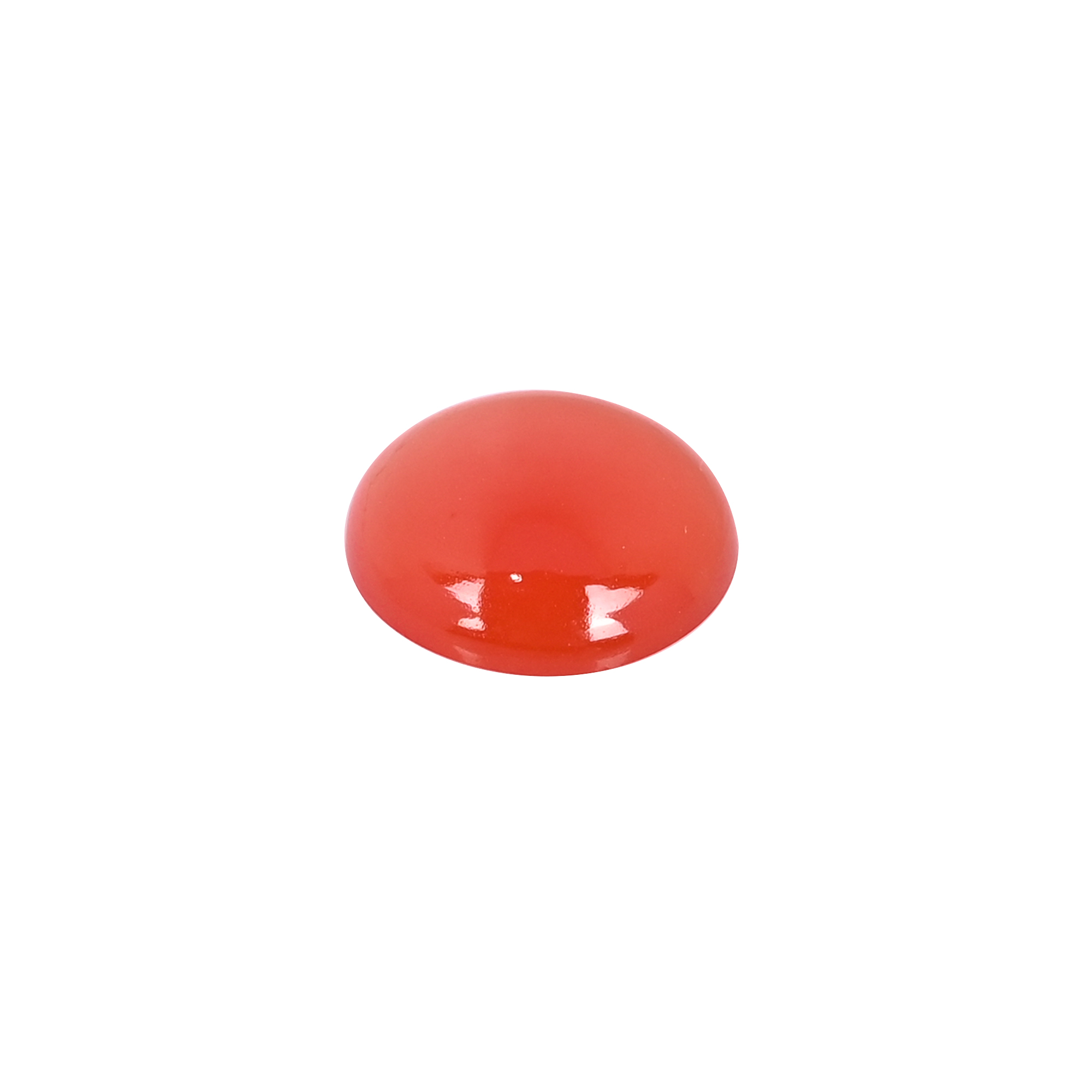 Natural Red Onyx 91 Carat  16x16mm Round Shape Loose Gemstone
