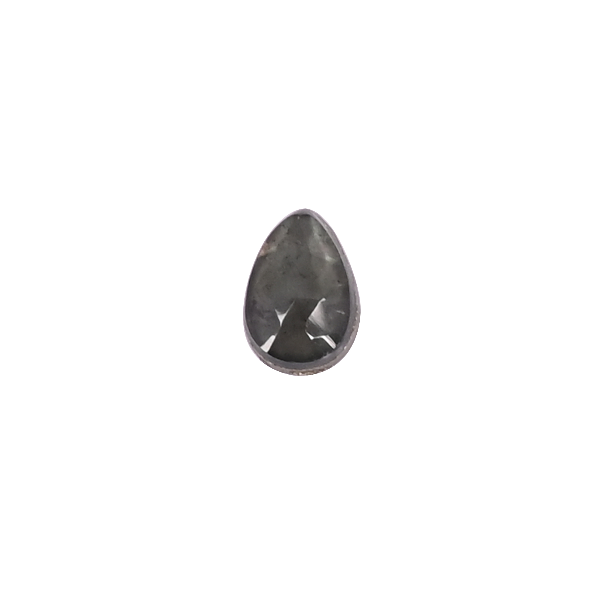 Natural Pyrite and Green Amethyst Doublet 63 Carat 9 Pcs Weight 6x4mm Pear Shape Loose Gemstone