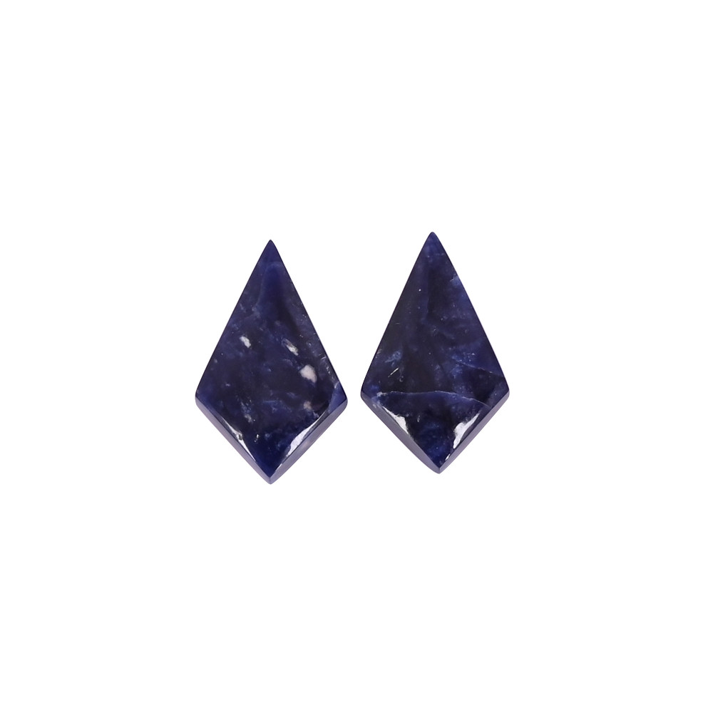 Image of Natural Sodalite 12.1 Carat (1 Pair Weight) 20x12mm Kite Shape Loose Gemstone