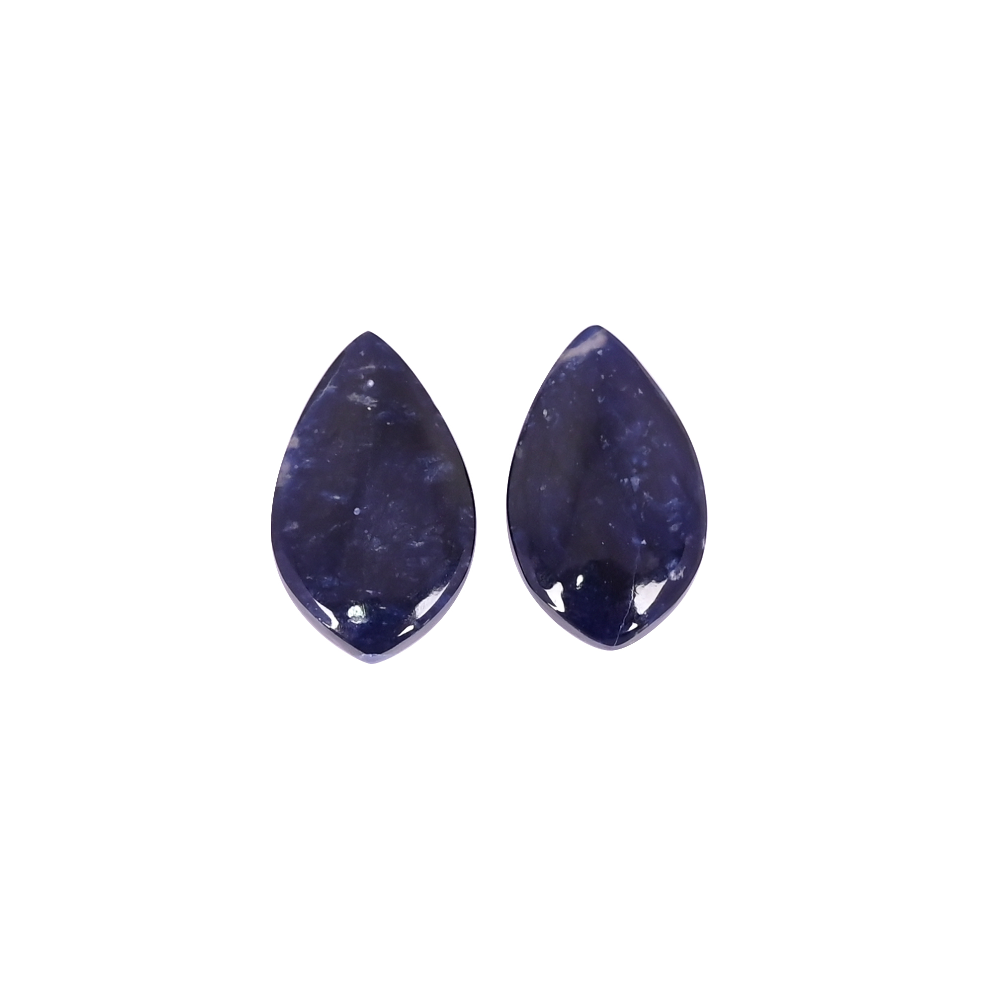Natural Sodalite 158 Carat 1 Pair Weight 20x12mm Fancy Shape Loose Gemstone
