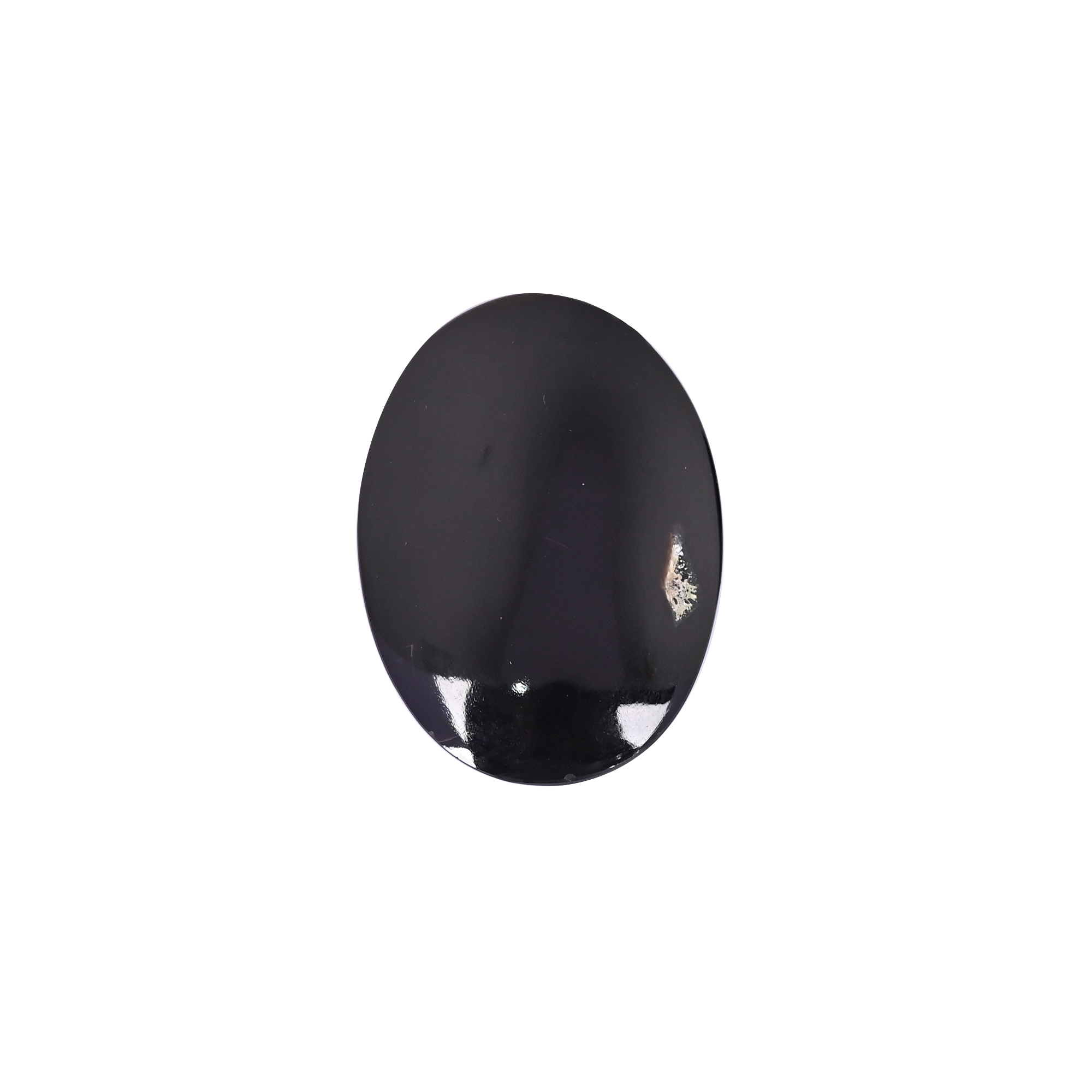 Natural Black Onyx 1070  Carat 58x41mm Oval Shape Loose Gemstone