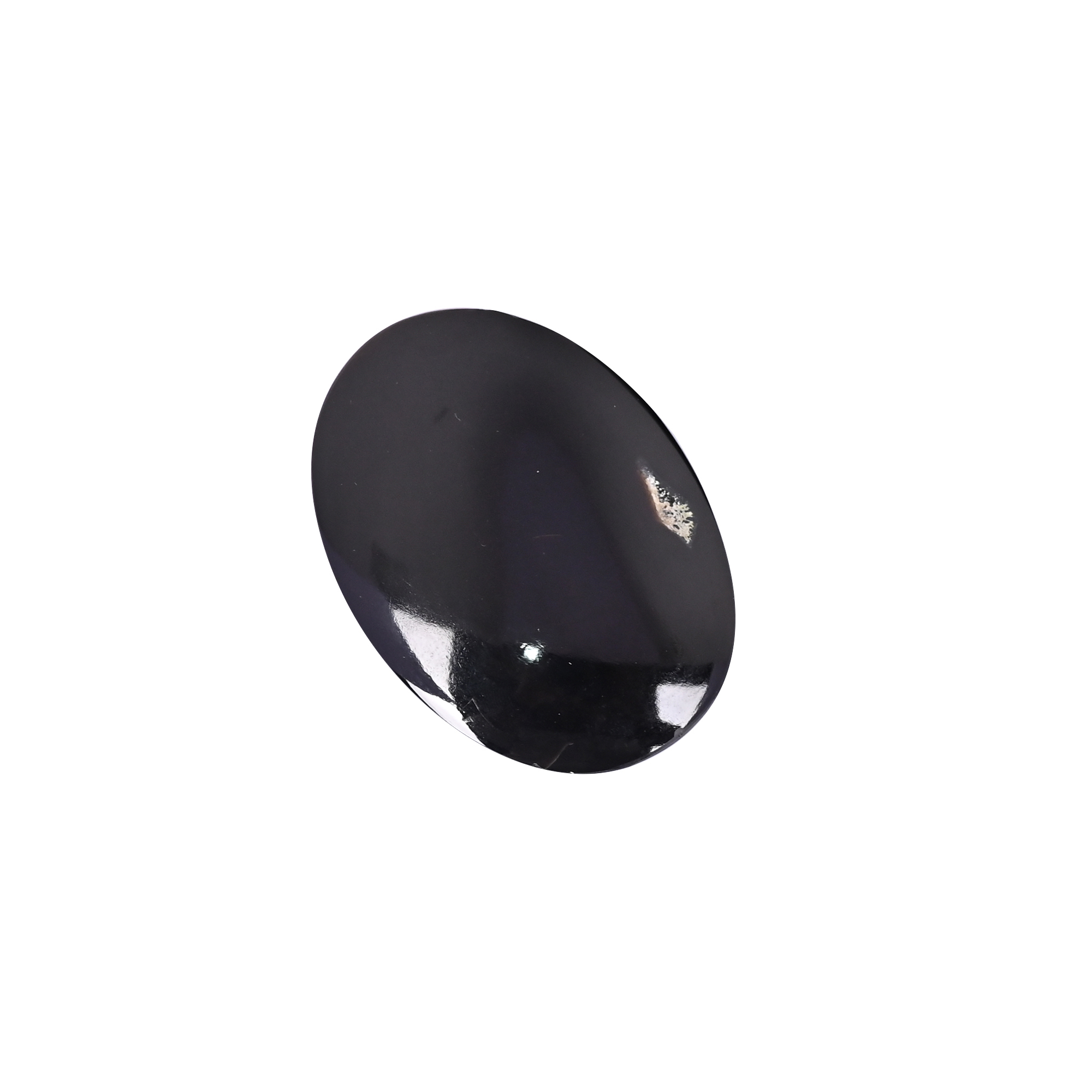 Natural Black Onyx 1070  Carat 58x41mm Oval Shape Loose Gemstone