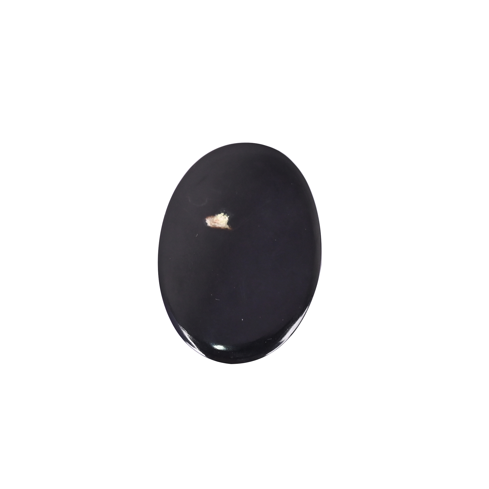 Natural Black Onyx 1070  Carat 58x41mm Oval Shape Loose Gemstone