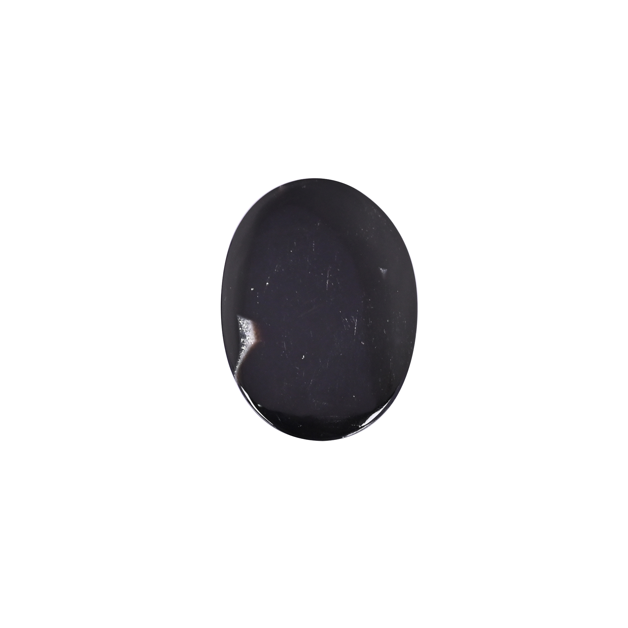 Natural Black Onyx 940 Carat 54x39mm Oval Shape Loose Gemstone