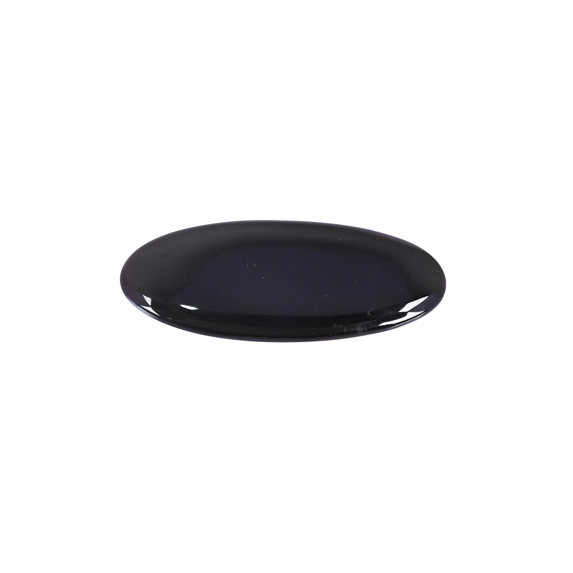 Natural Black Onyx 645 Carat 62x24mm Oval Shape Loose Gemstone