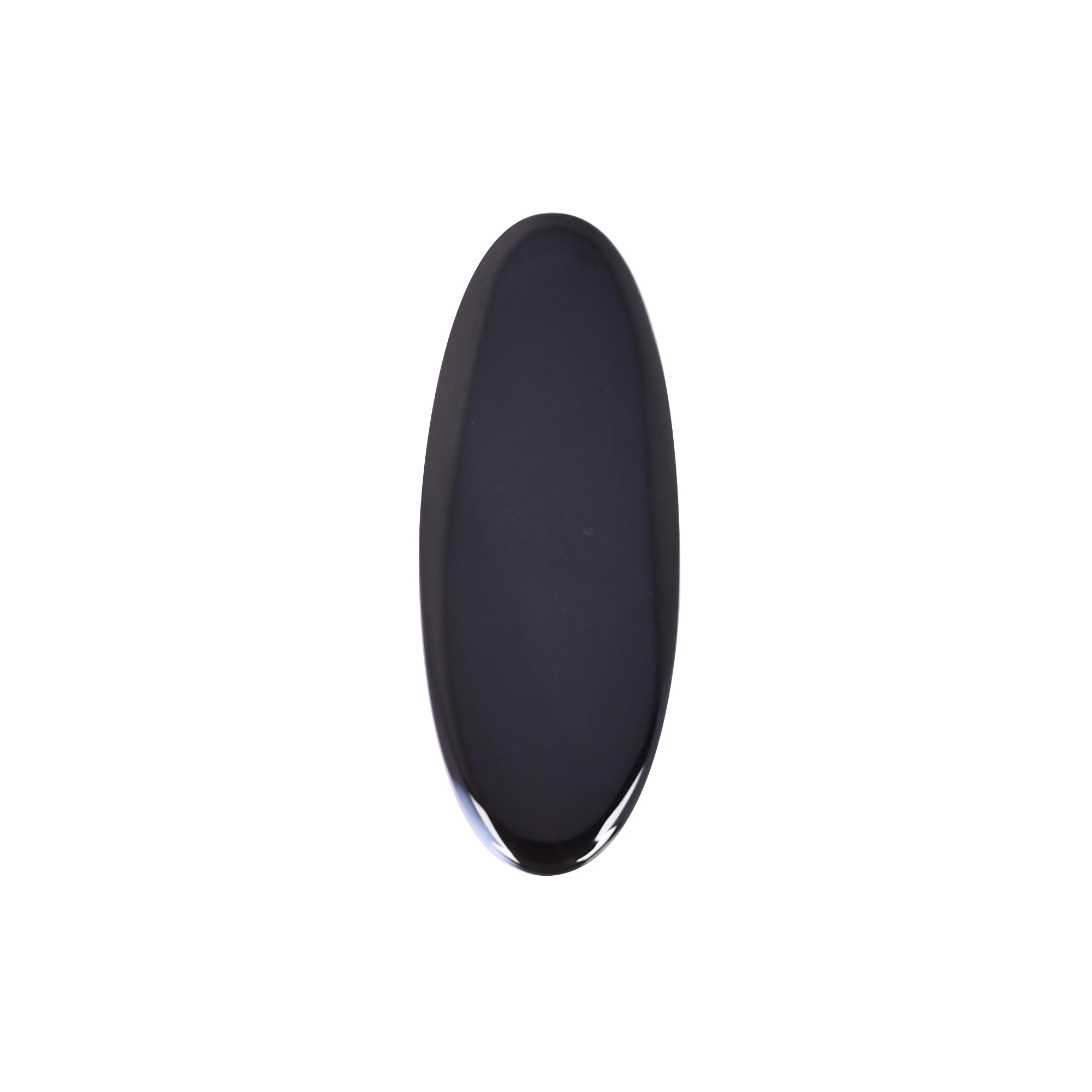 Natural Black Onyx 645 Carat 62x24mm Oval Shape Loose Gemstone