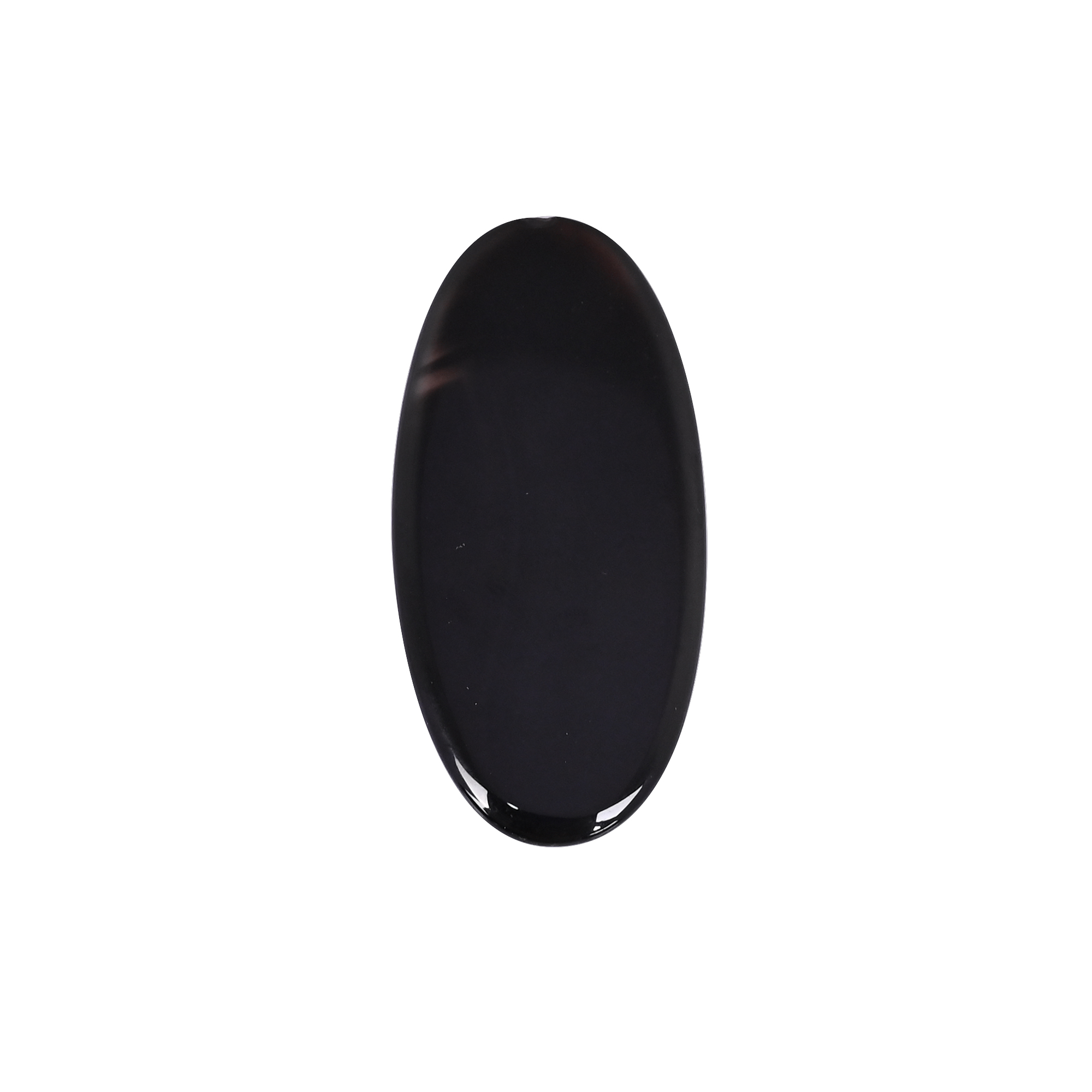 Natural Black Onyx 525 Carat 52x25mm Oval Shape Loose Gemstone