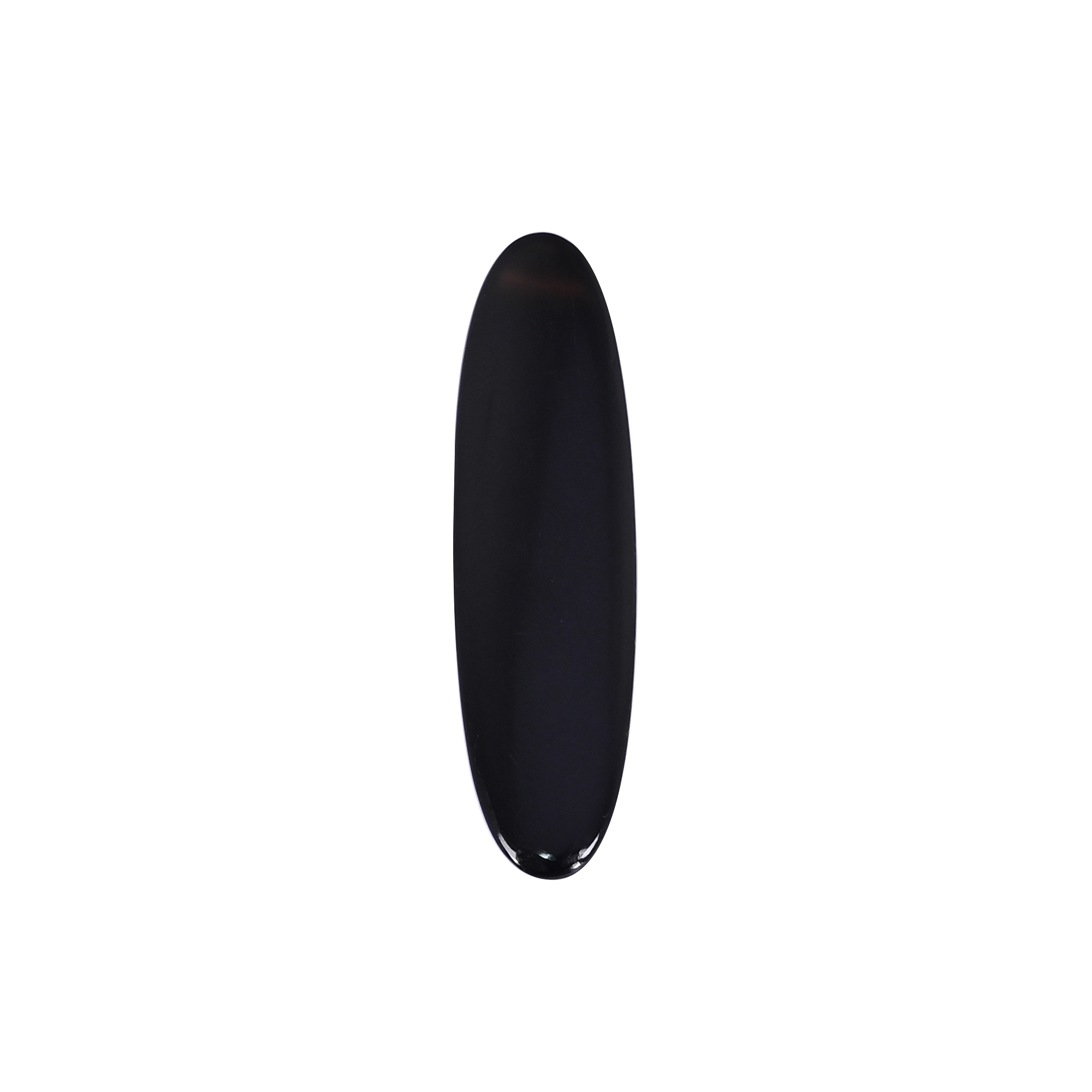 Natural Black Onyx 265 Carat 45x12mm Oval Shape Loose Gemstone