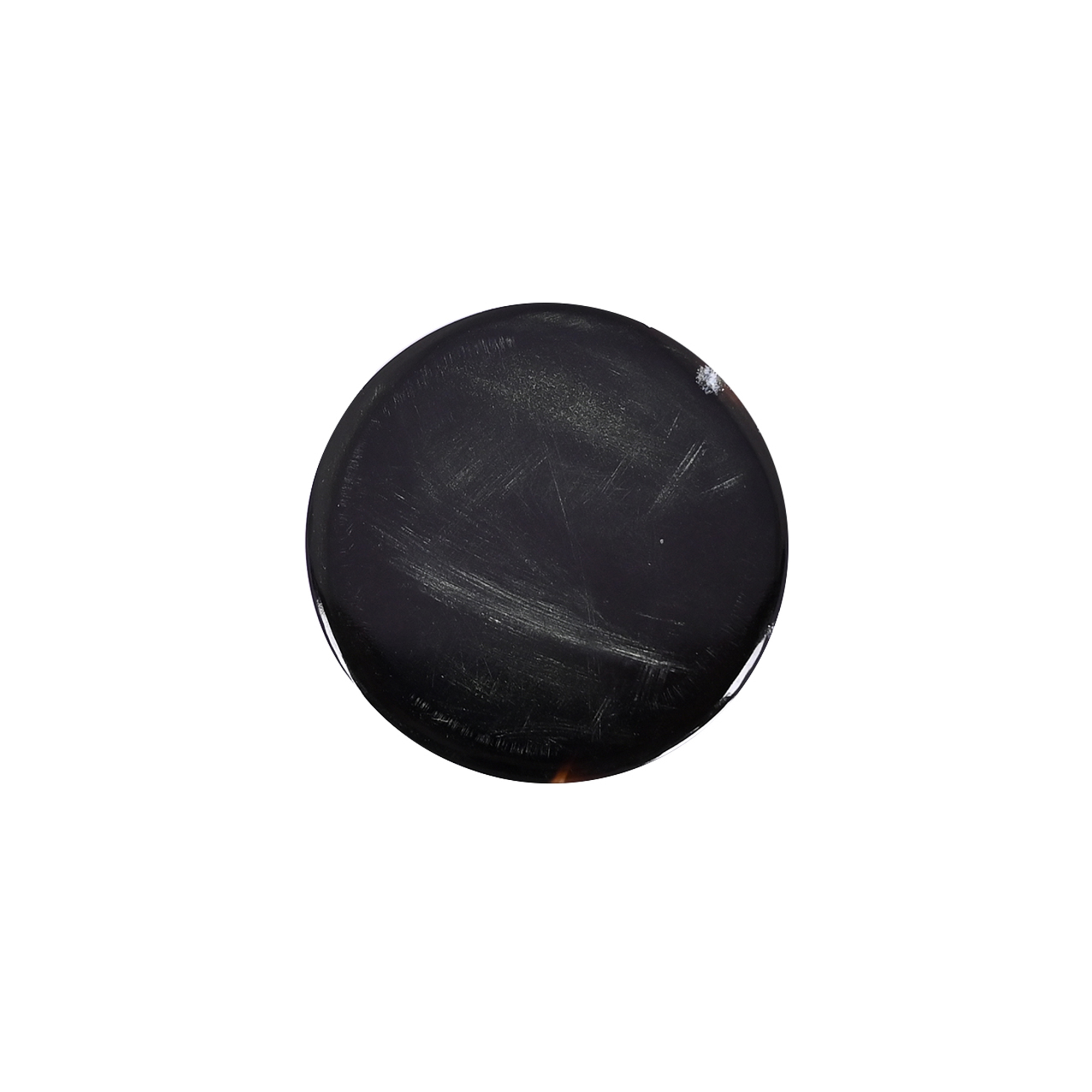 Natural Black Onyx 695 Carat 55x55mm Round Shape Loose Gemstone