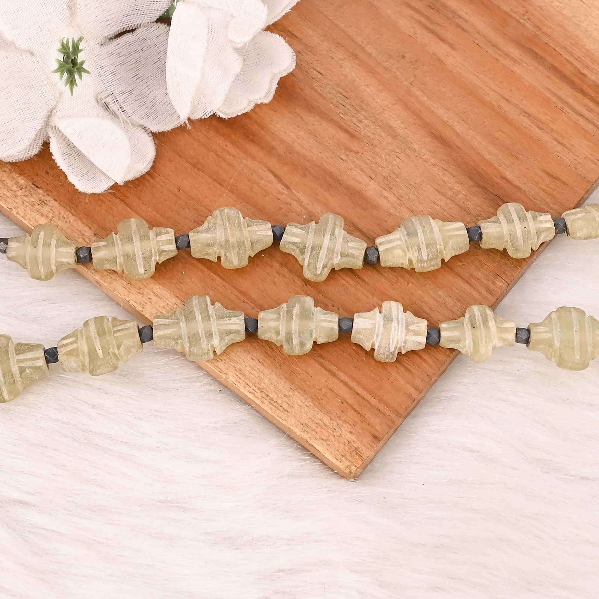 Natural Serpentine and Pyrite Gemstone 925 Sterling Silver Necklace Handmade Jewelry for Unisex