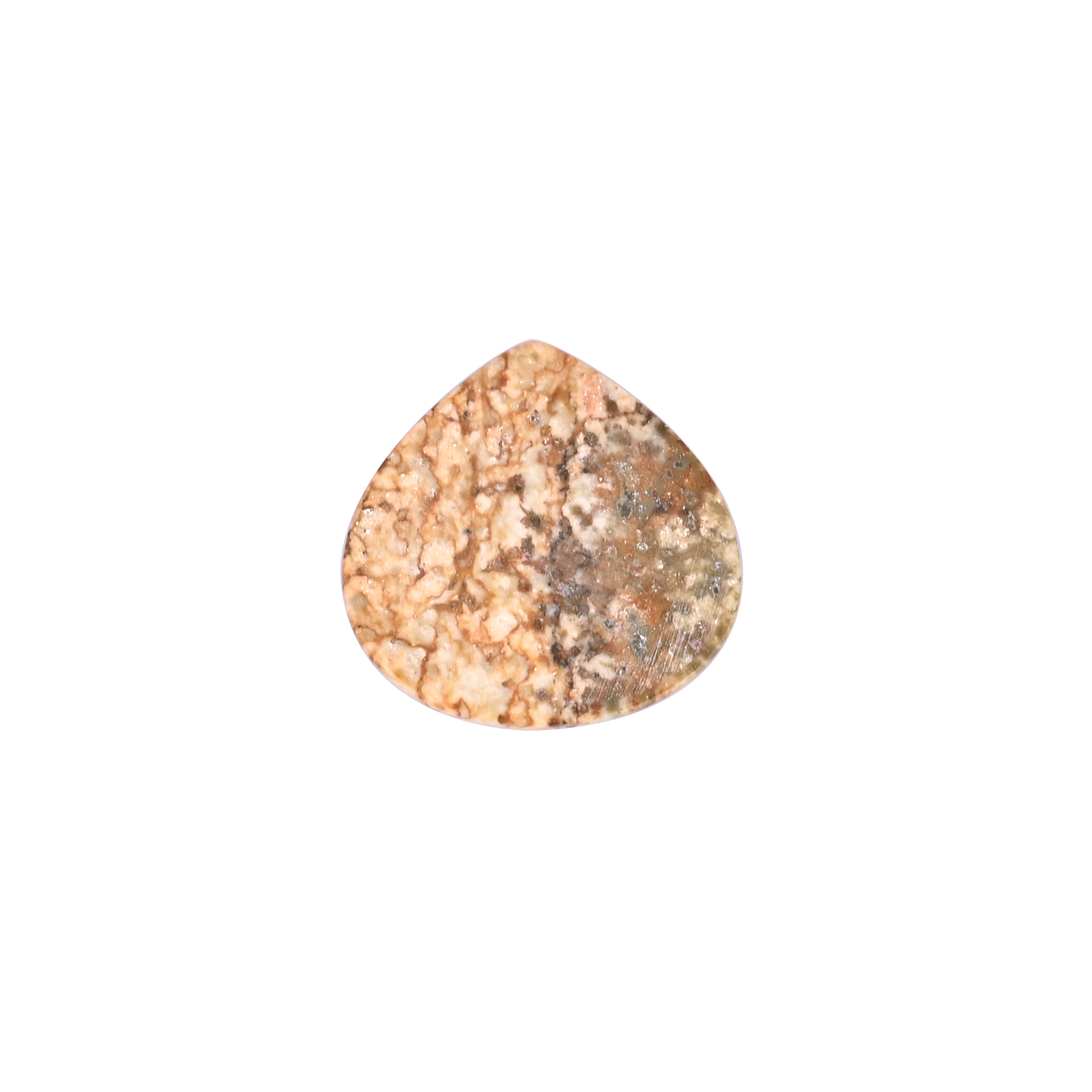 Frog Skin Jasper 359 Carat 29x29mm Heart Shape Loose Gemstone