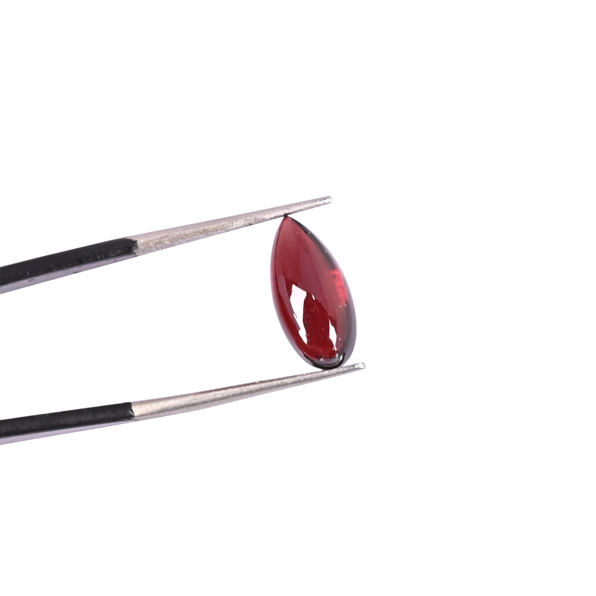Natural Hyderabadi Garnet 39 Carat 13x6mm Pear Shape Loose Gemstone