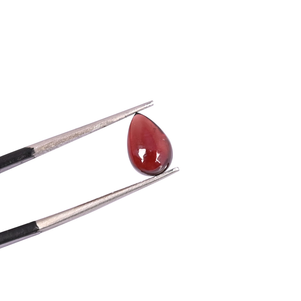 Image of Natural Hyderabadi Garnet 1.6  Carat 8x5mm Pear Shape Loose Gemstone