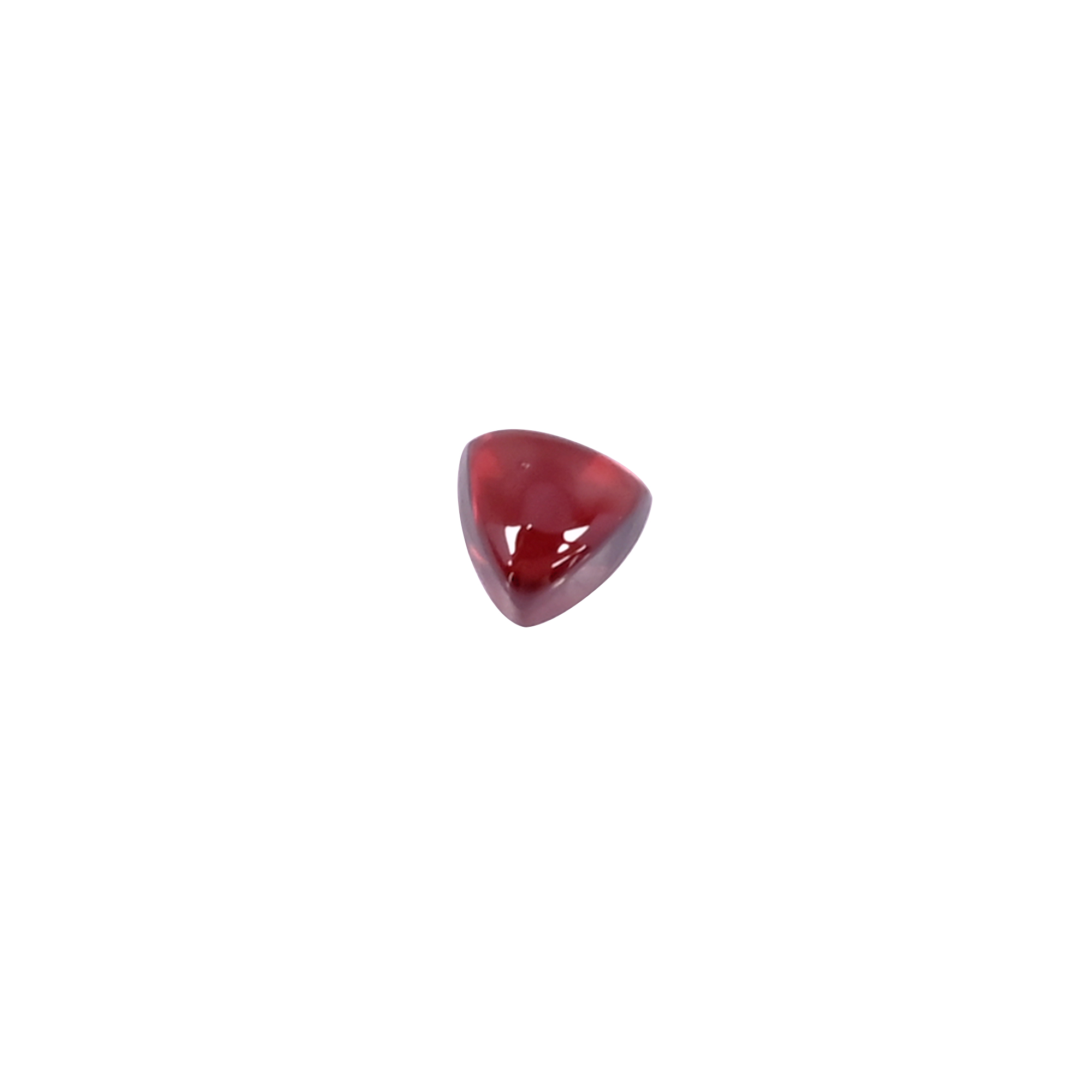 Natural Hyderabadi Garnet 10 Carat 5x5mm Trillion Shape Loose Gemstone