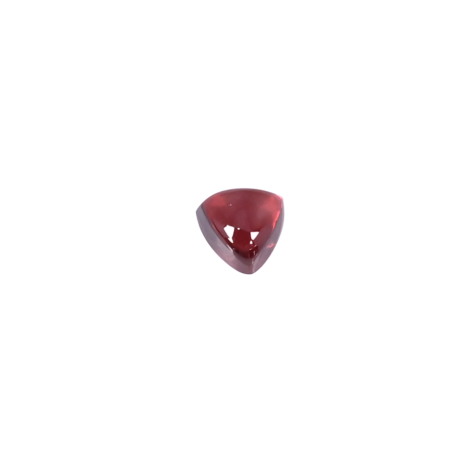 Natural Hyderabadi Garnet 10 Carat 5x5mm Trillion Shape Loose Gemstone