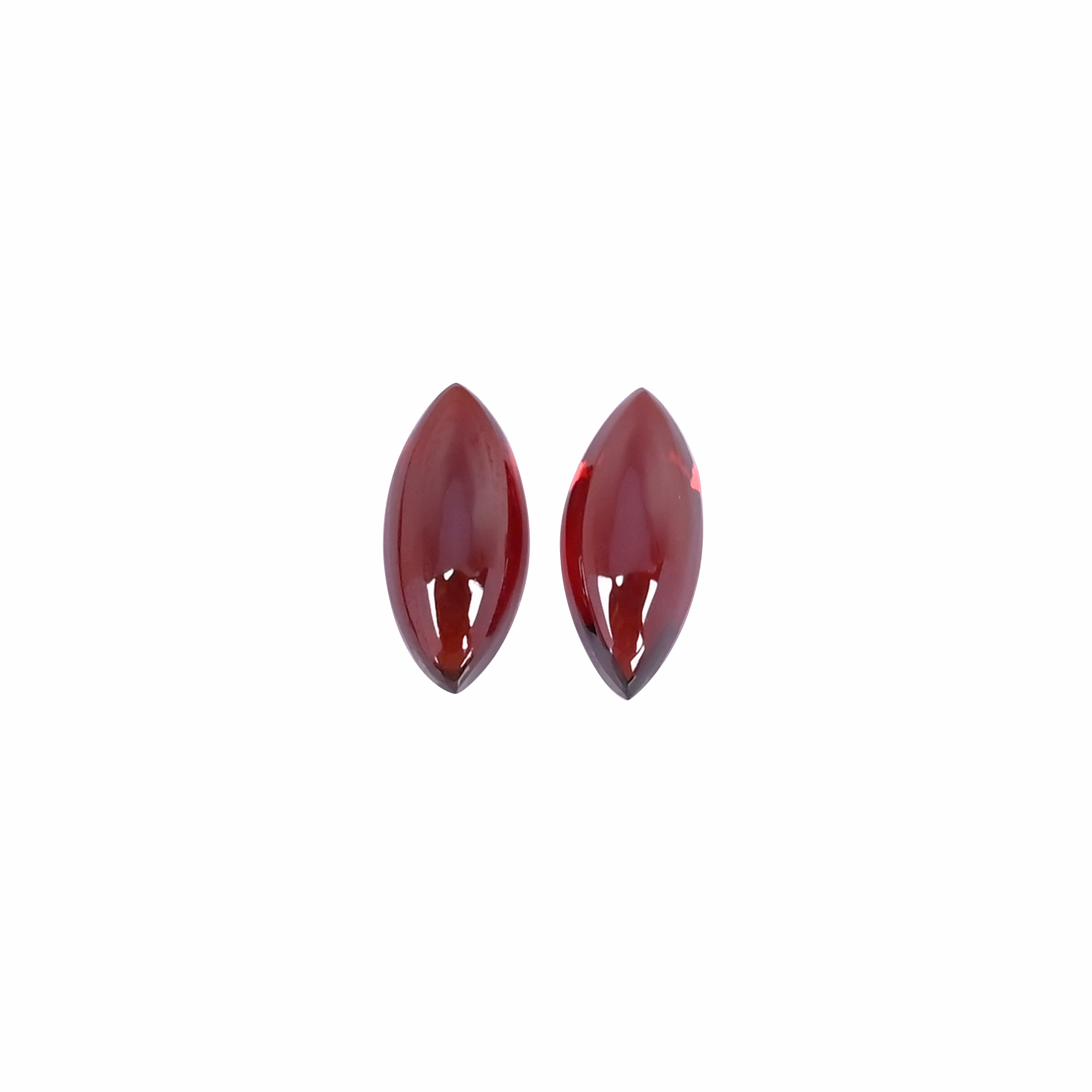 Natural Hyderabadi Garnet 62 Carat 2Pcs Weight 13x6mm Marquise  Shape Loose Gemstone