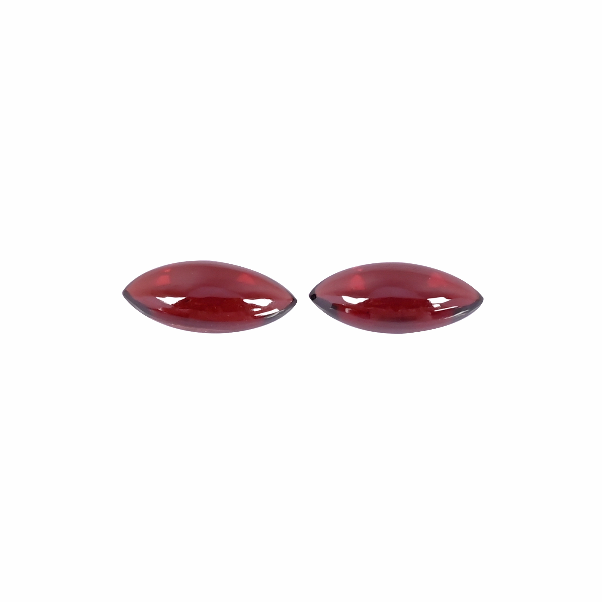 Natural Hyderabadi Garnet 63 Carat 2Pcs Weight 14x6mm Marquise  Shape Loose Gemstone