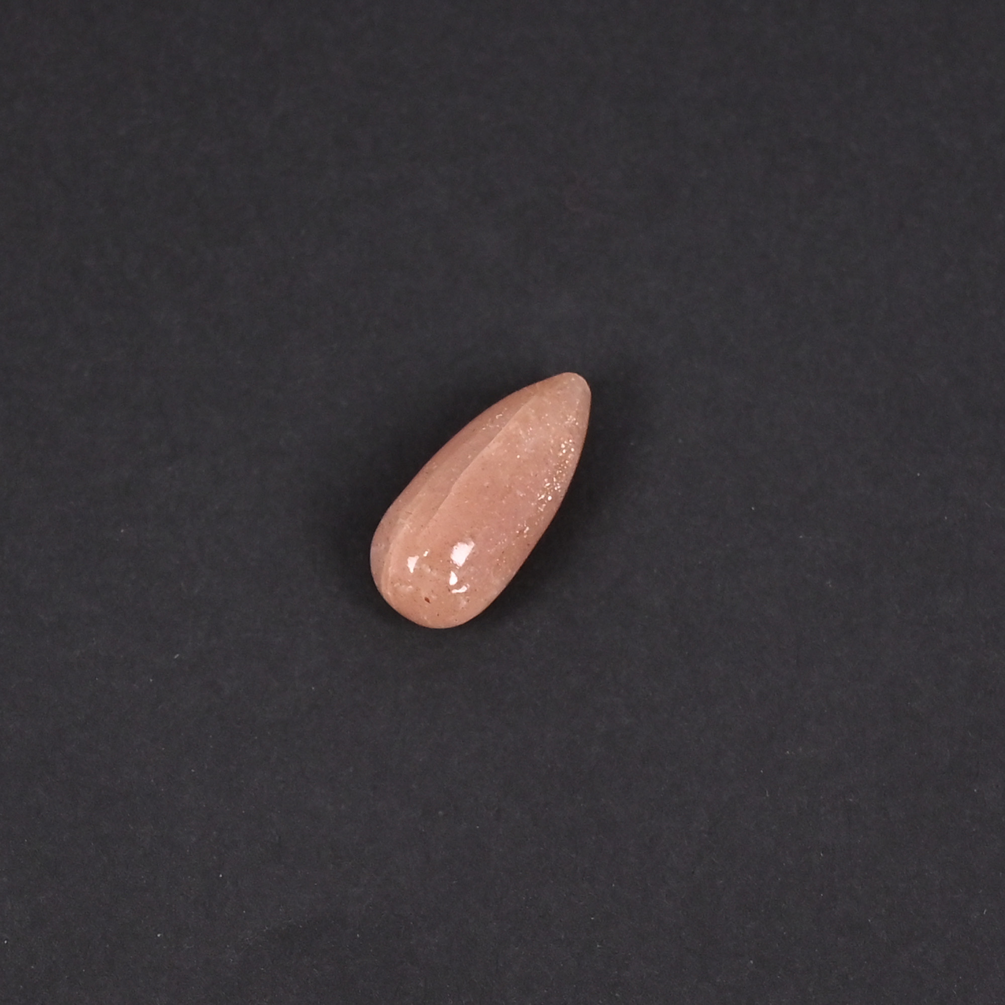 Natural Peach Moonstone Gemstone 71 Carat 17x8mm Fancy Shape Loose Gemstone
