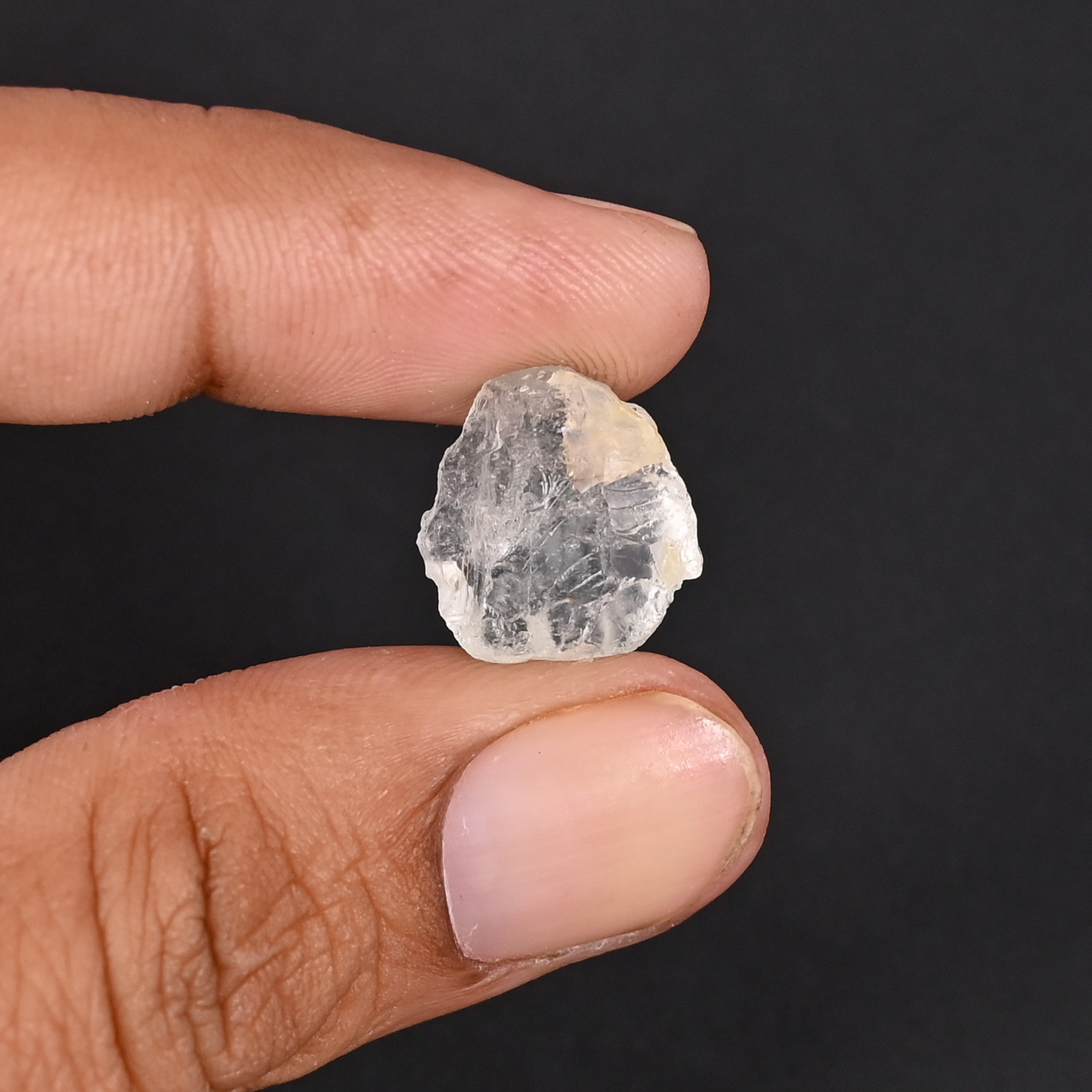 Natural Crystal Gemstone 90 Carat 14x15mm Uneven Shape Loose Gemstone