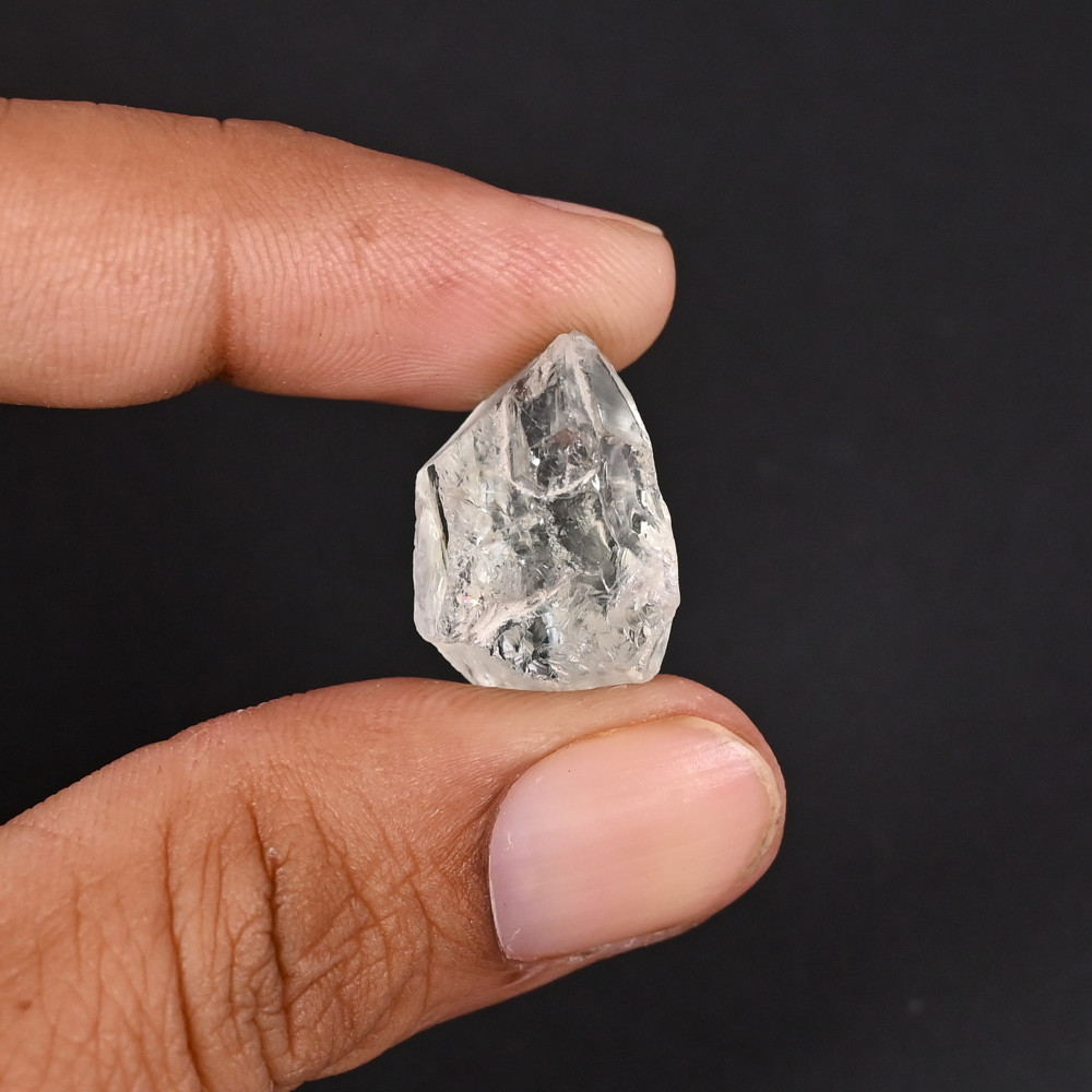 Image of Natural Green Amethyst 19.9 Carat 19x12mm Row Shape Loose Gemstone