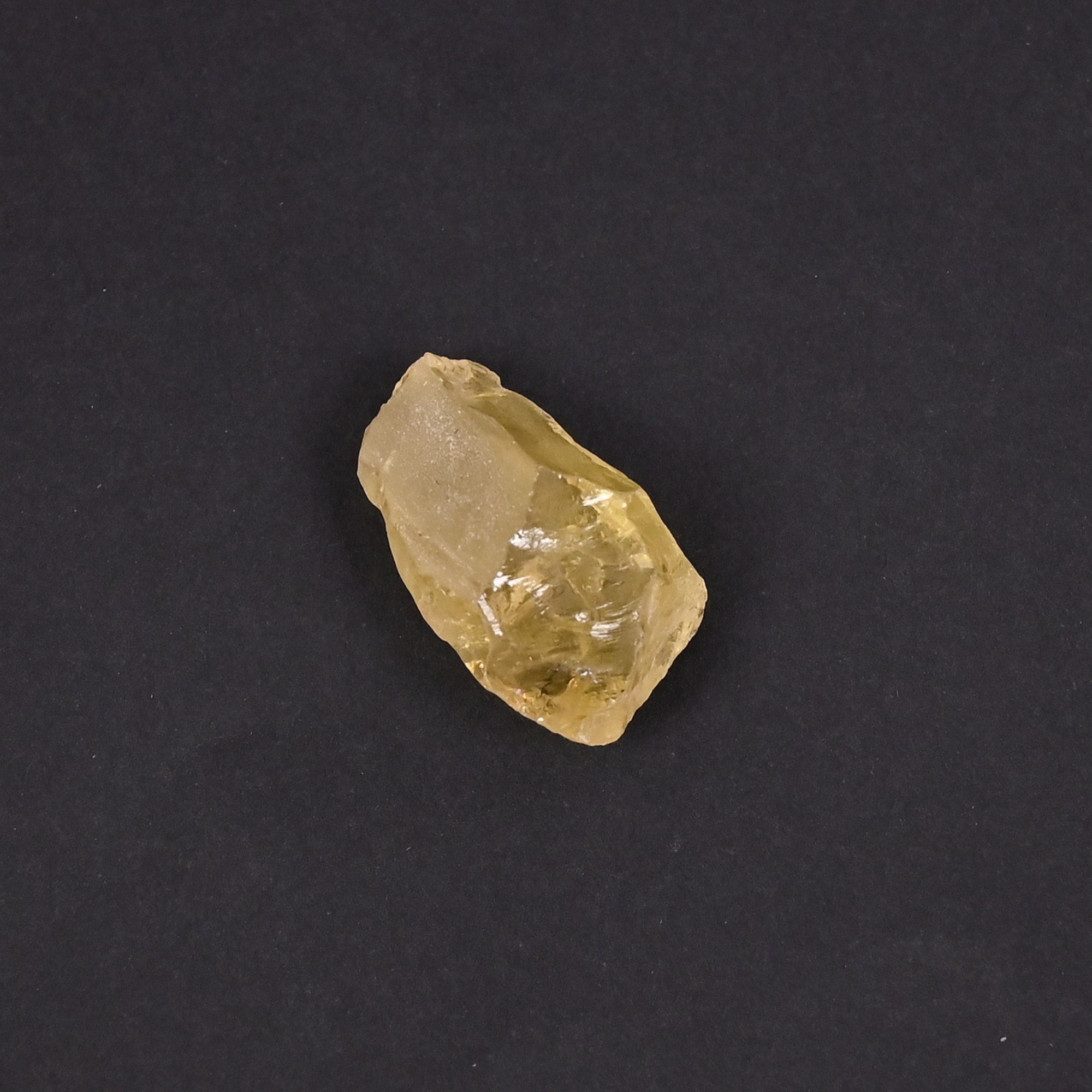 Natural Lemon Quartz 264 Carat 24x13mm Row Shape Loose Gemstone