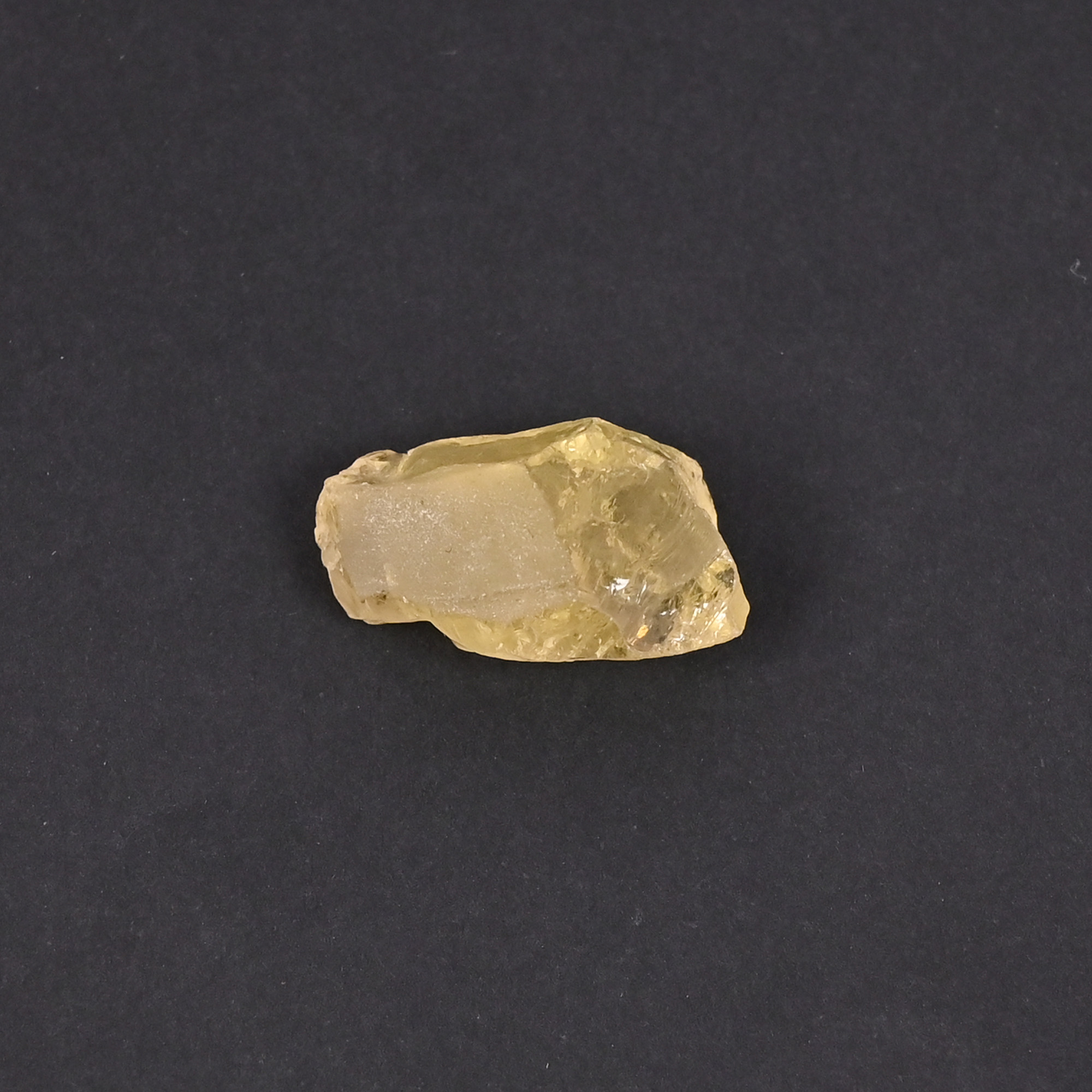 Natural Lemon Quartz 264 Carat 24x13mm Row Shape Loose Gemstone