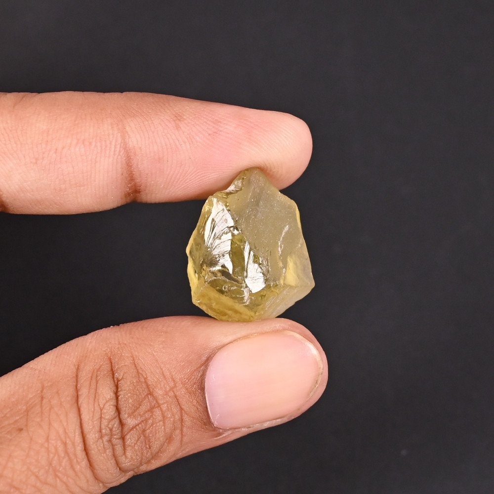 Image of Natural Lemon Quartz 22.5 Carat 22x18mm Row Shape Loose Gemstone