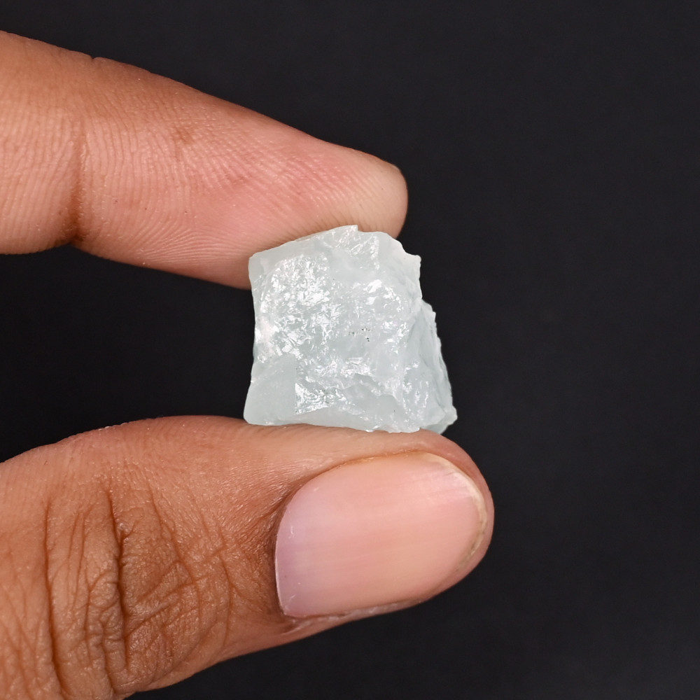 Image of Natural Aquamarine 25.3 Carat 16x15mm Row Shape Loose Gemstone