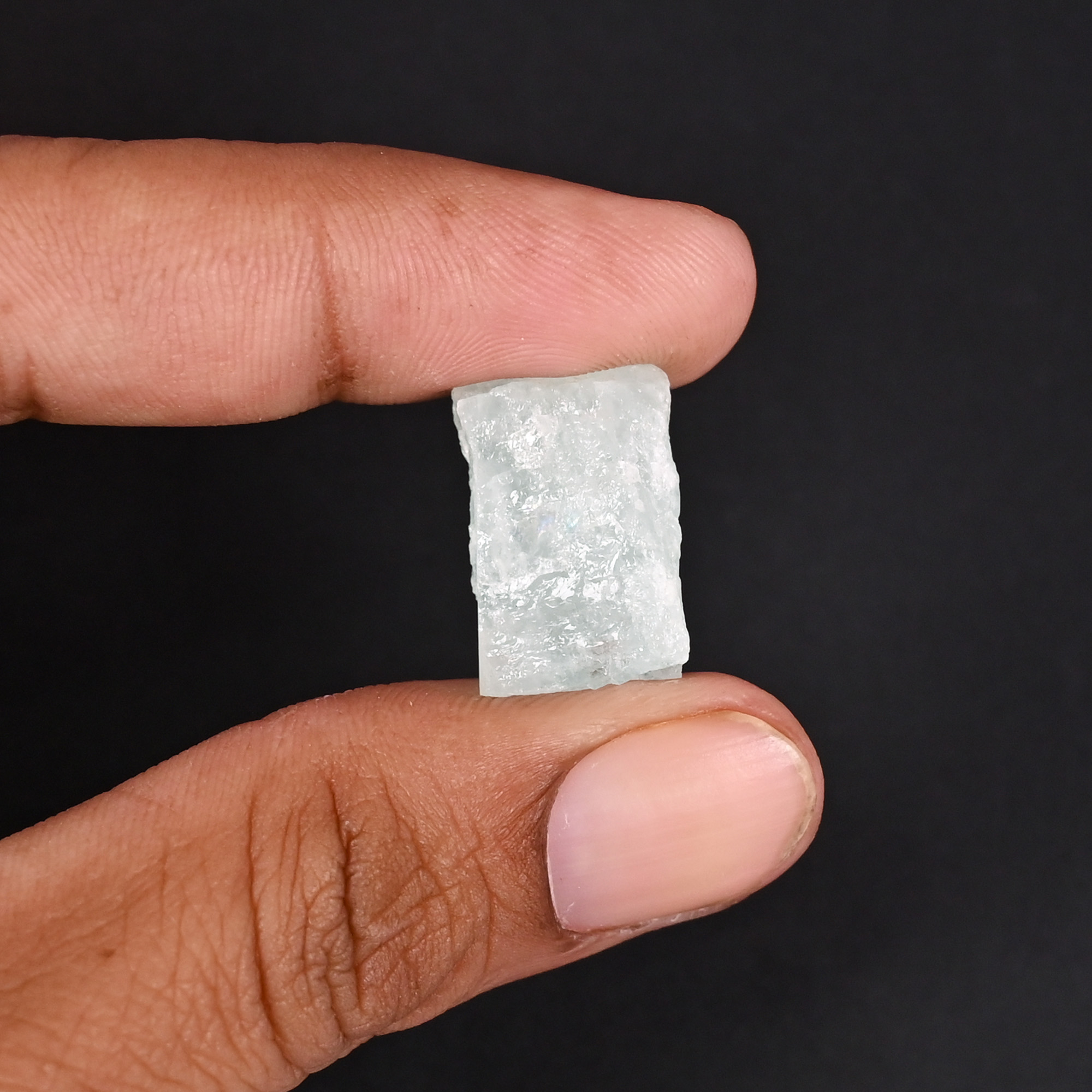 Natural Aquamarine 201 Carat 19x13mm Row Shape Loose Gemstone