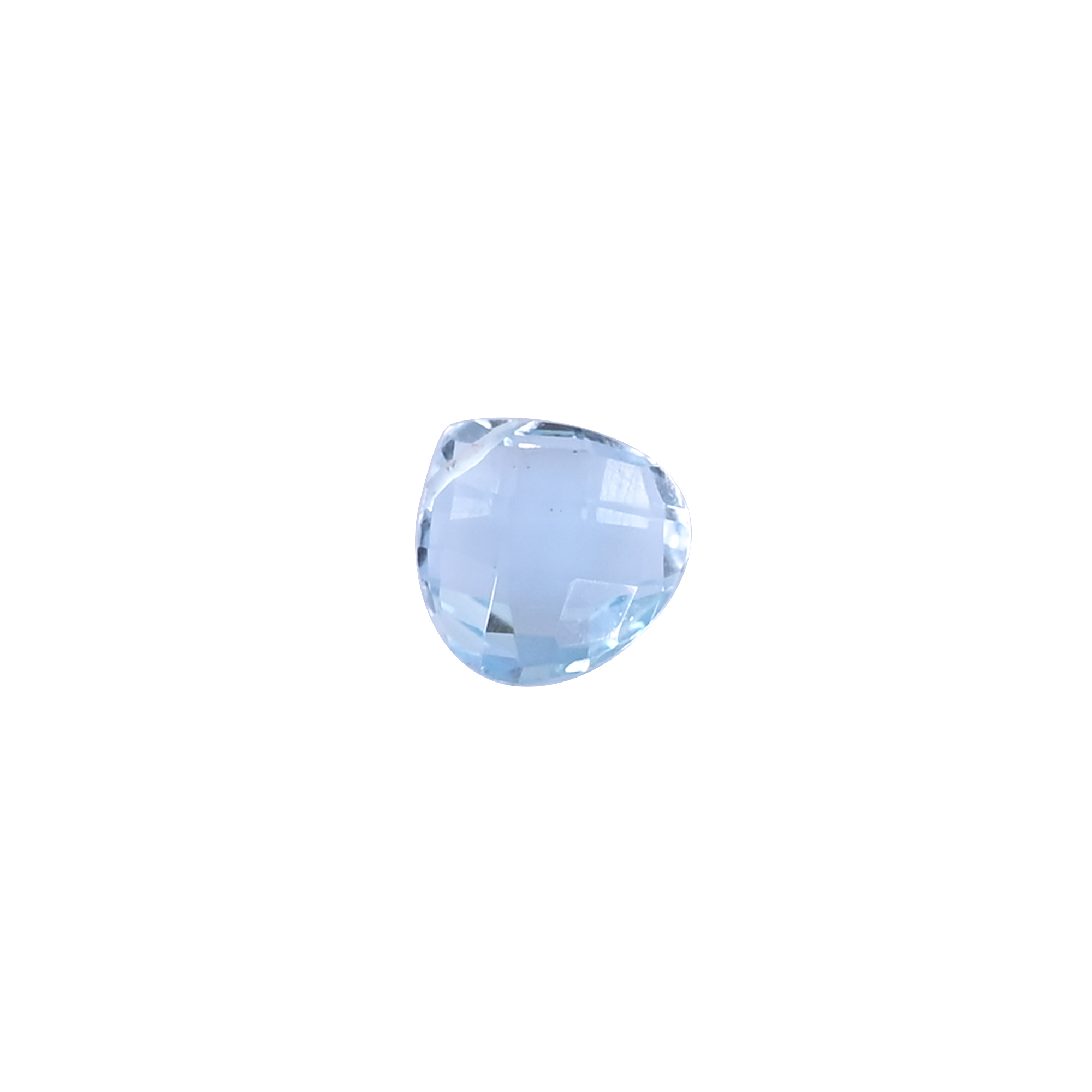 Blue Topaz 35 Carat 10x10mm Heart Shape Loose Gemstone