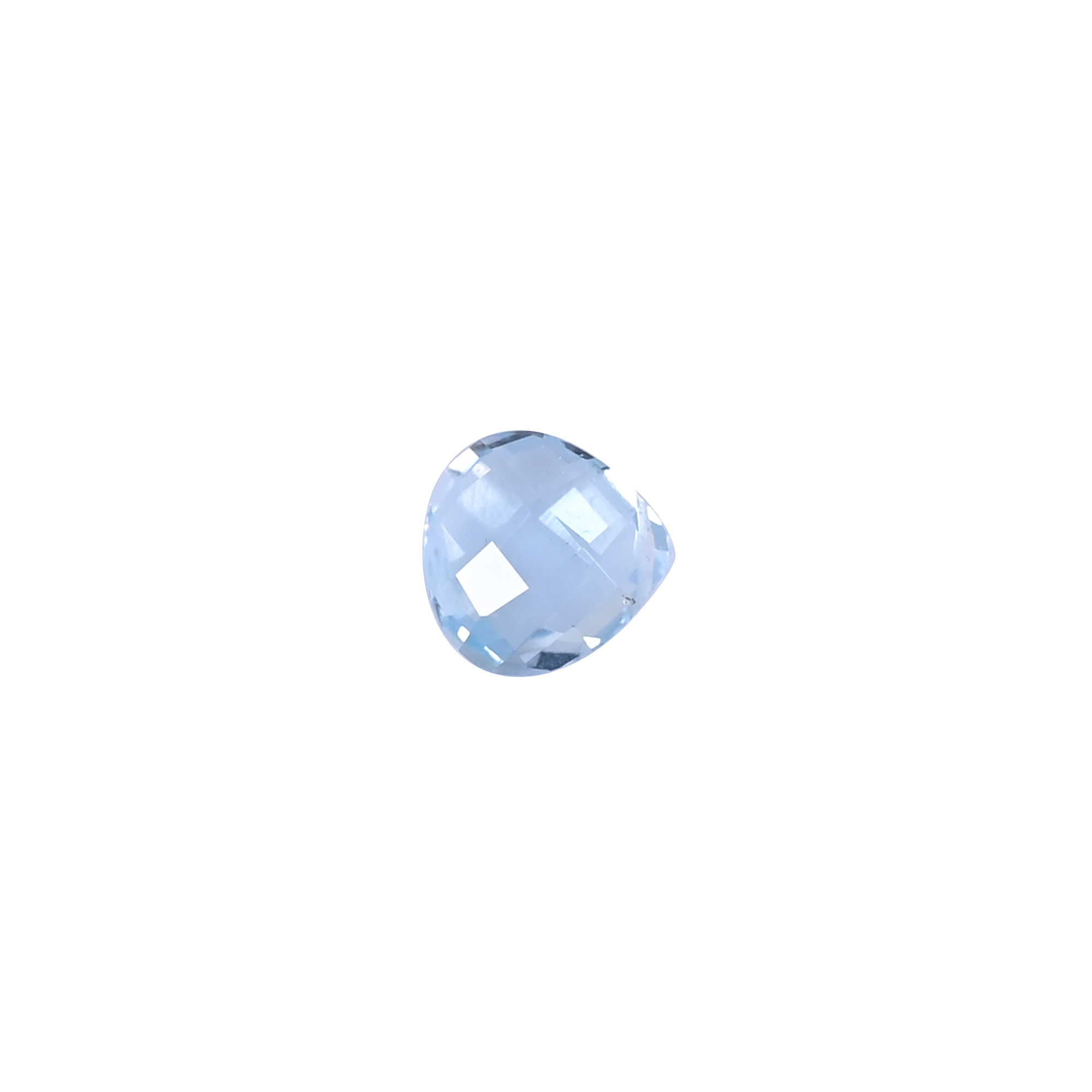 Blue Topaz 35 Carat 10x10mm Heart Shape Loose Gemstone