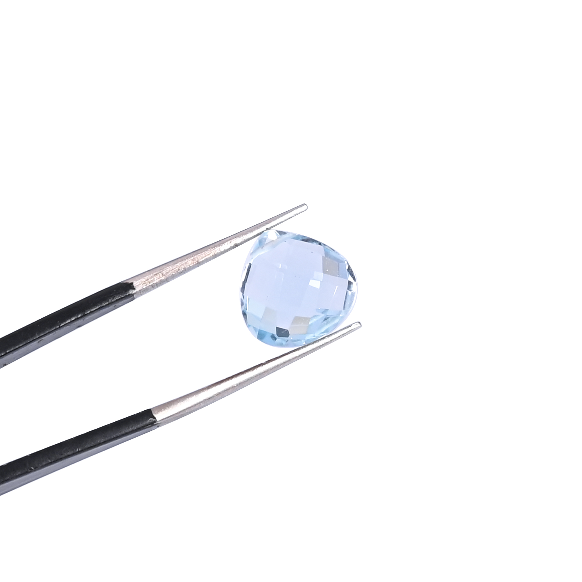 Blue Topaz 35 Carat 10x10mm Heart Shape Loose Gemstone