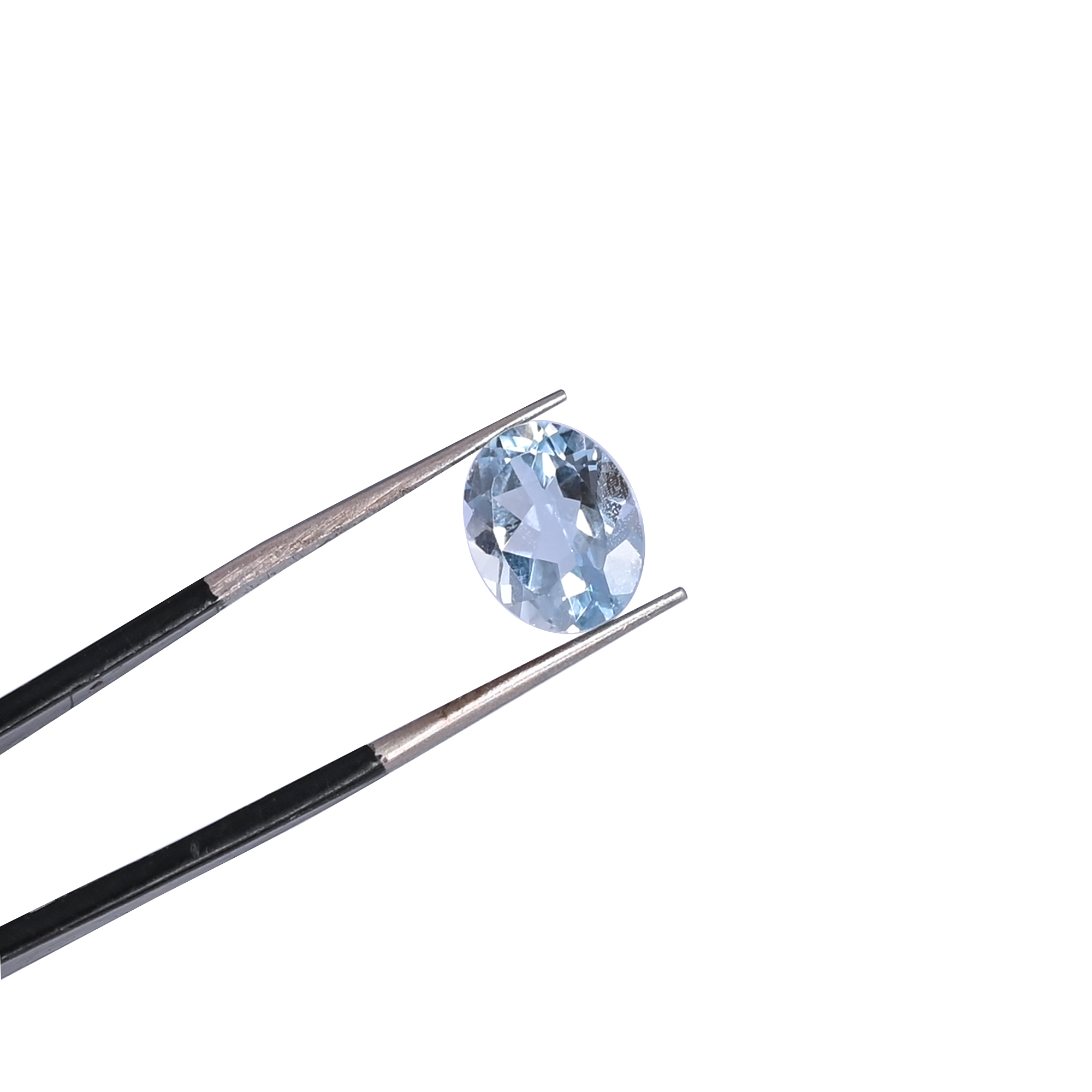 Natural Sky Blue Topaz 36 Carat  10x8mm Oval Shape Loose Gemstone