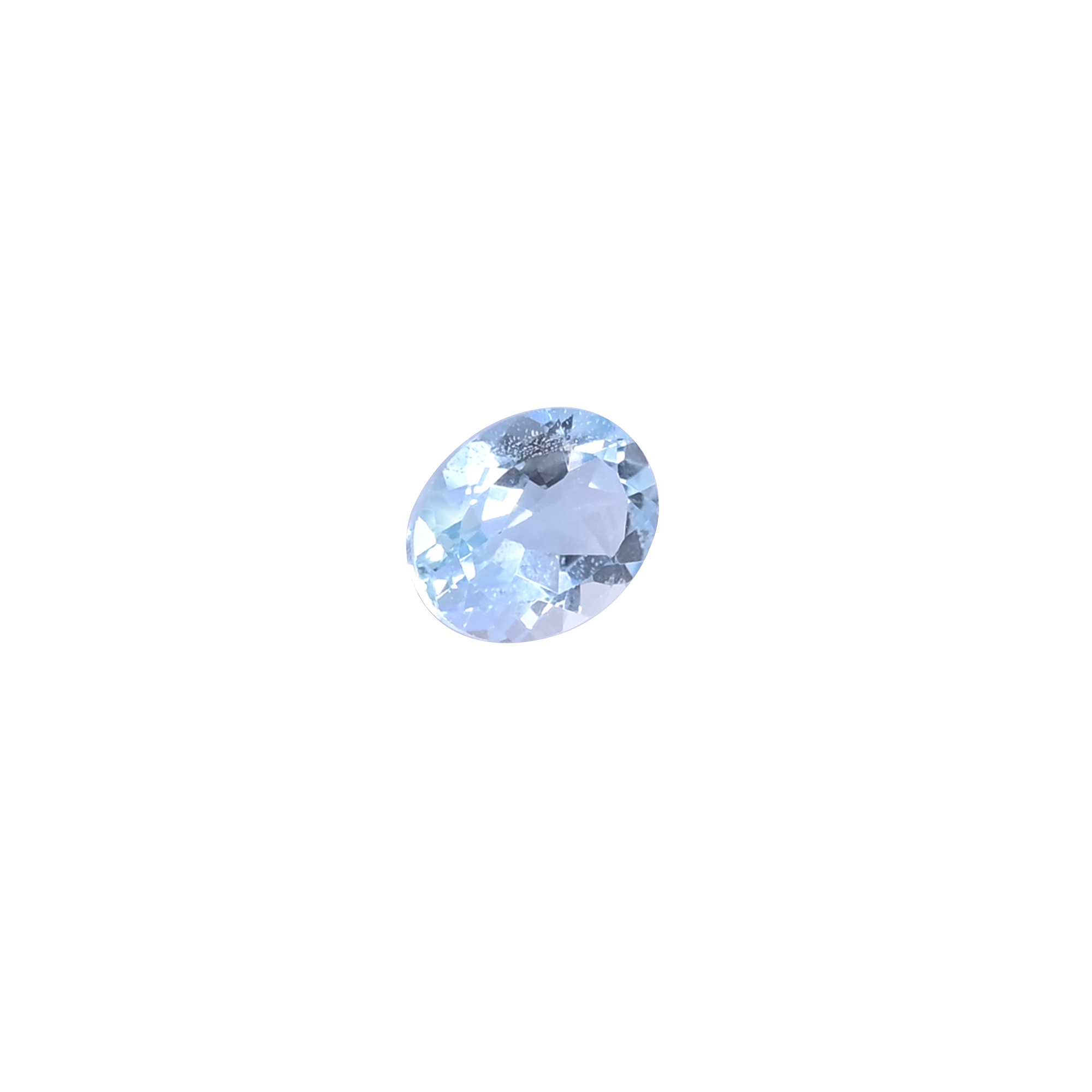Natural Sky Blue Topaz 36 Carat  10x8mm Oval Shape Loose Gemstone