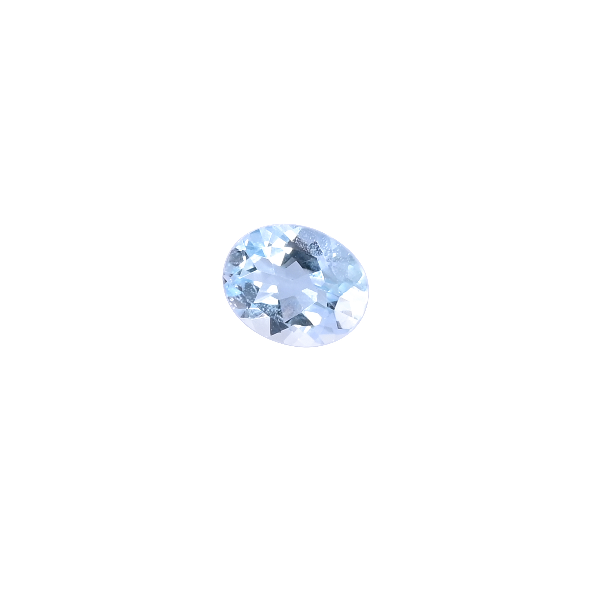 Natural Sky Blue Topaz 36 Carat  10x8mm Oval Shape Loose Gemstone
