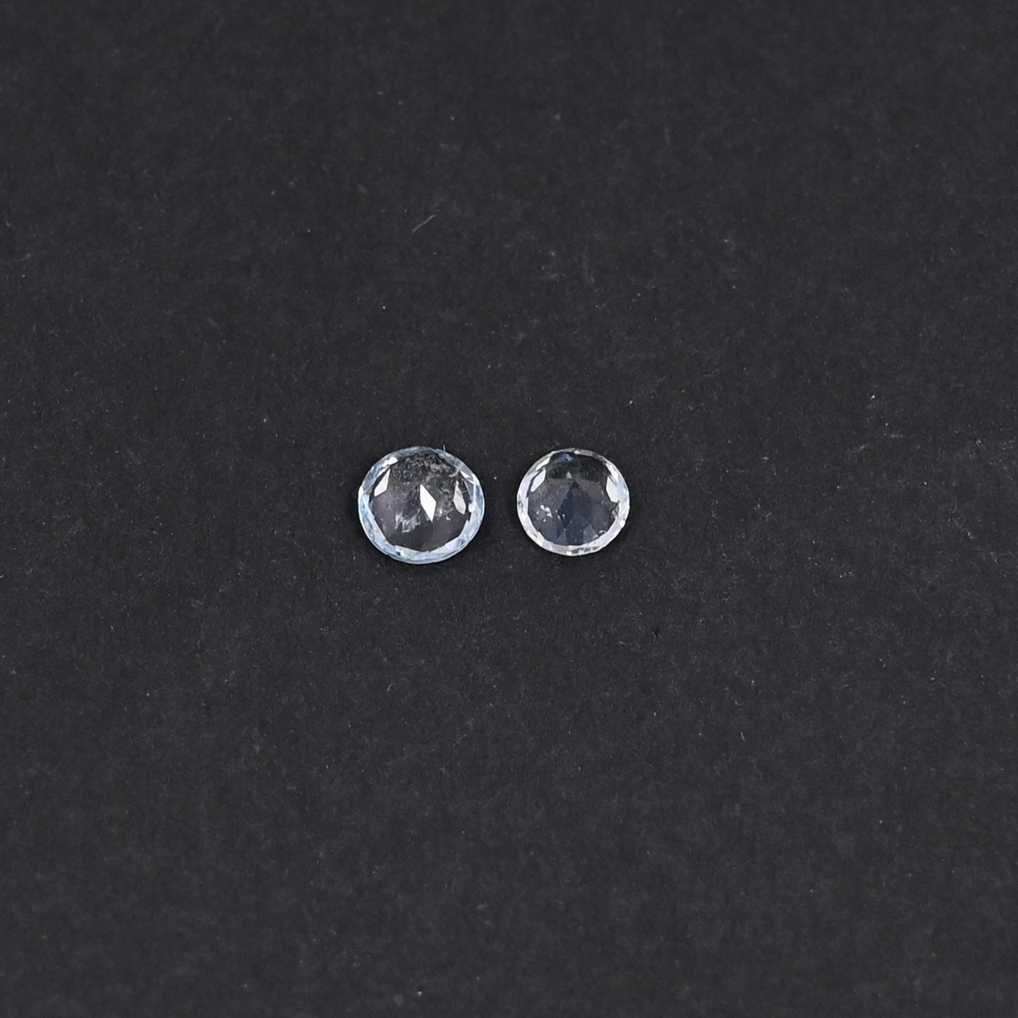 Natural Topaz 036 Carat 2 Pieces Weight  4x4mm Round Shape Loose Gemstone