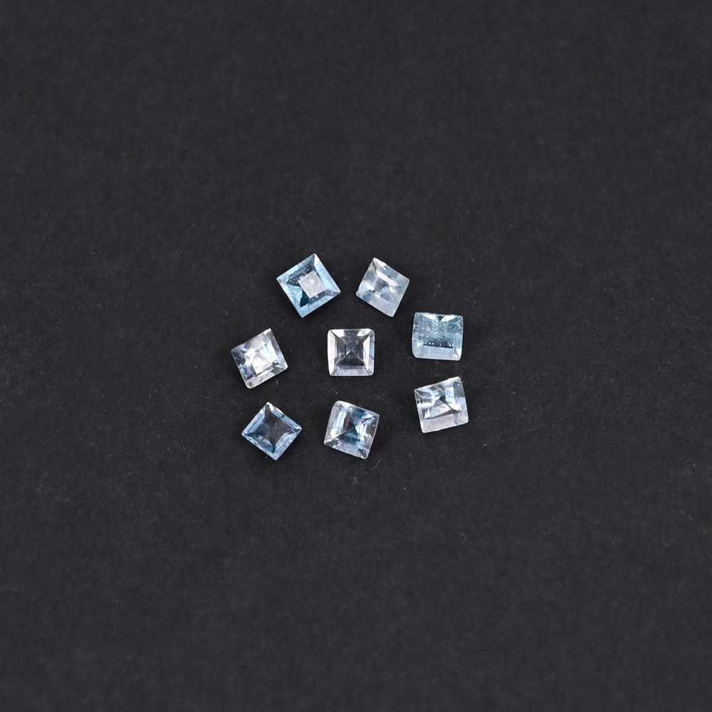Image of Natural Topaz 0.3 Carat ( 5 pieces weight ) 2x2mm Square Shape Loose Gemstone