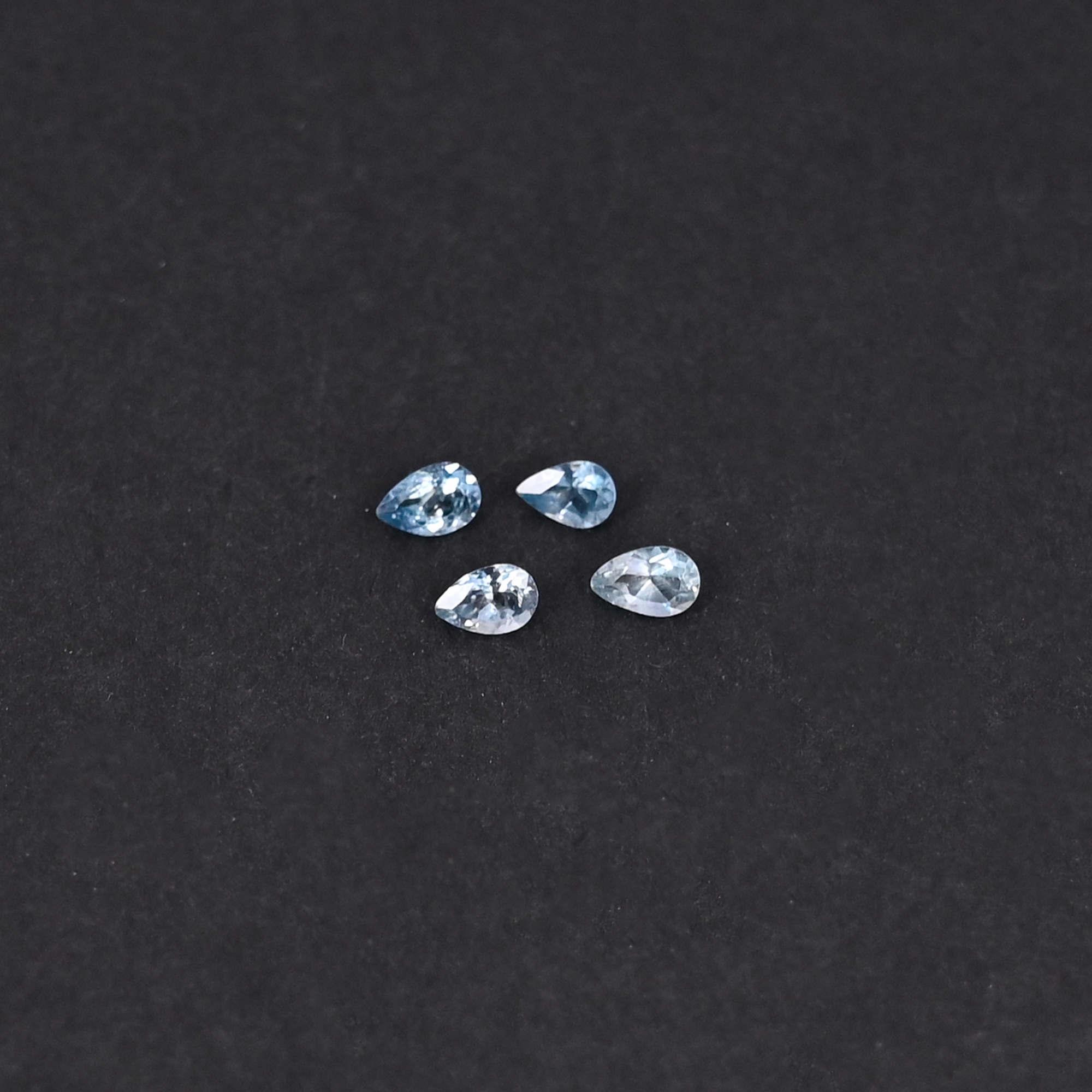 Natural Topaz 025 Carat 4 Pieces Weight  3x2mm Pear Shape Loose Gemstone