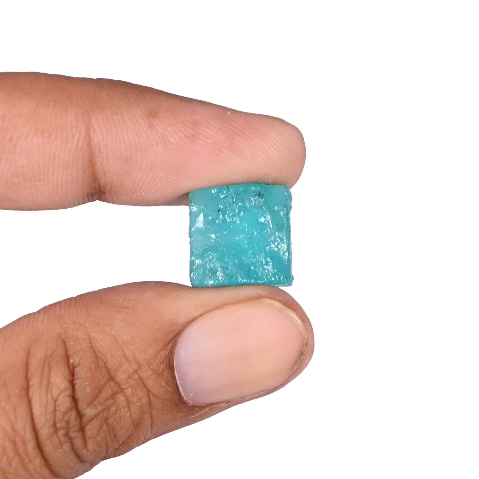 Natural Amazonite 91 Carat 12x12mm Fancy Shape Loose Gemstone