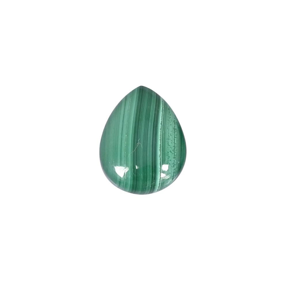 Image of Natural Malachite 11.89 Carat 16x12mm Pear Shape Loose Gemstone