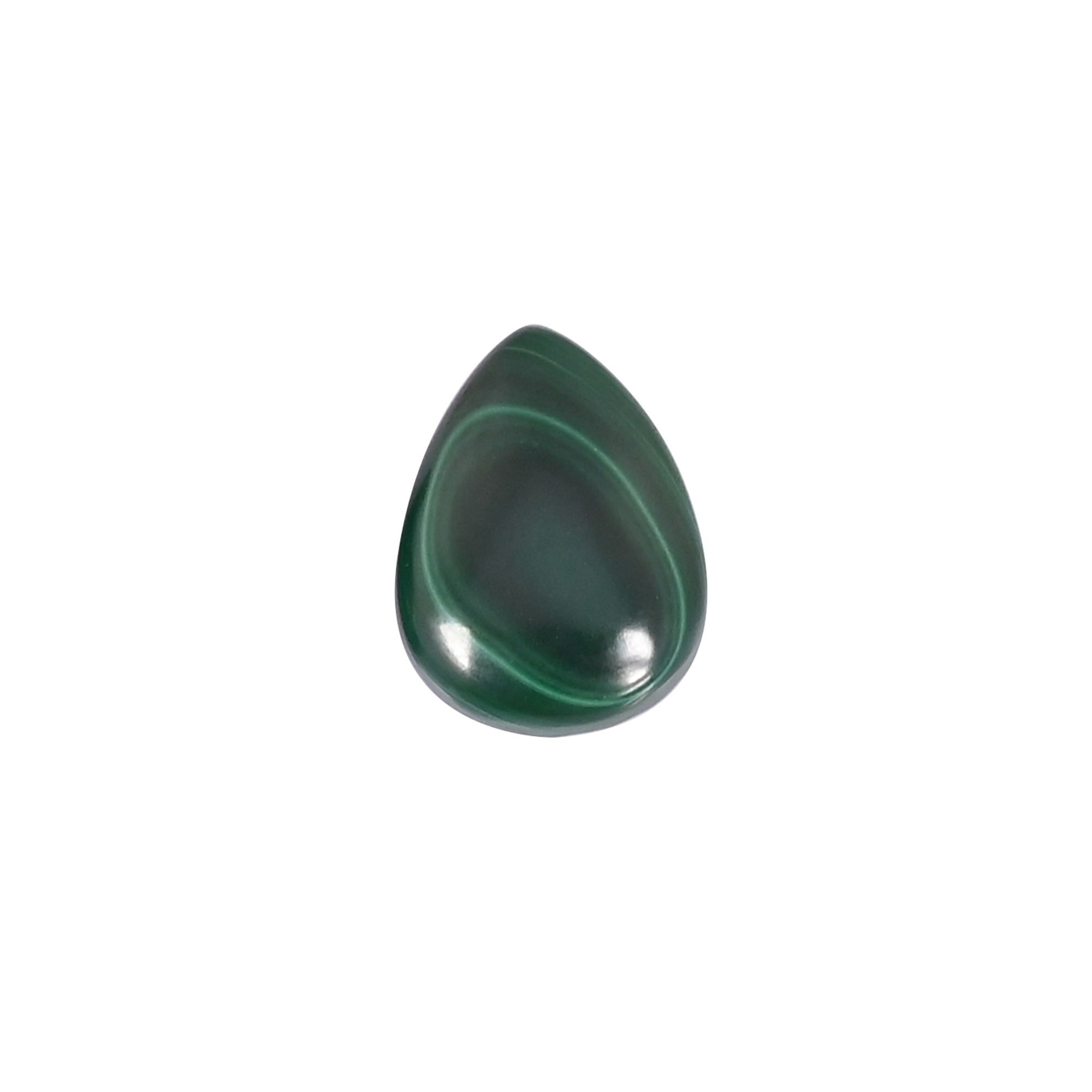 Natural Malachite 1266 Carat 16x12mm Pear Shape Loose Gemstone