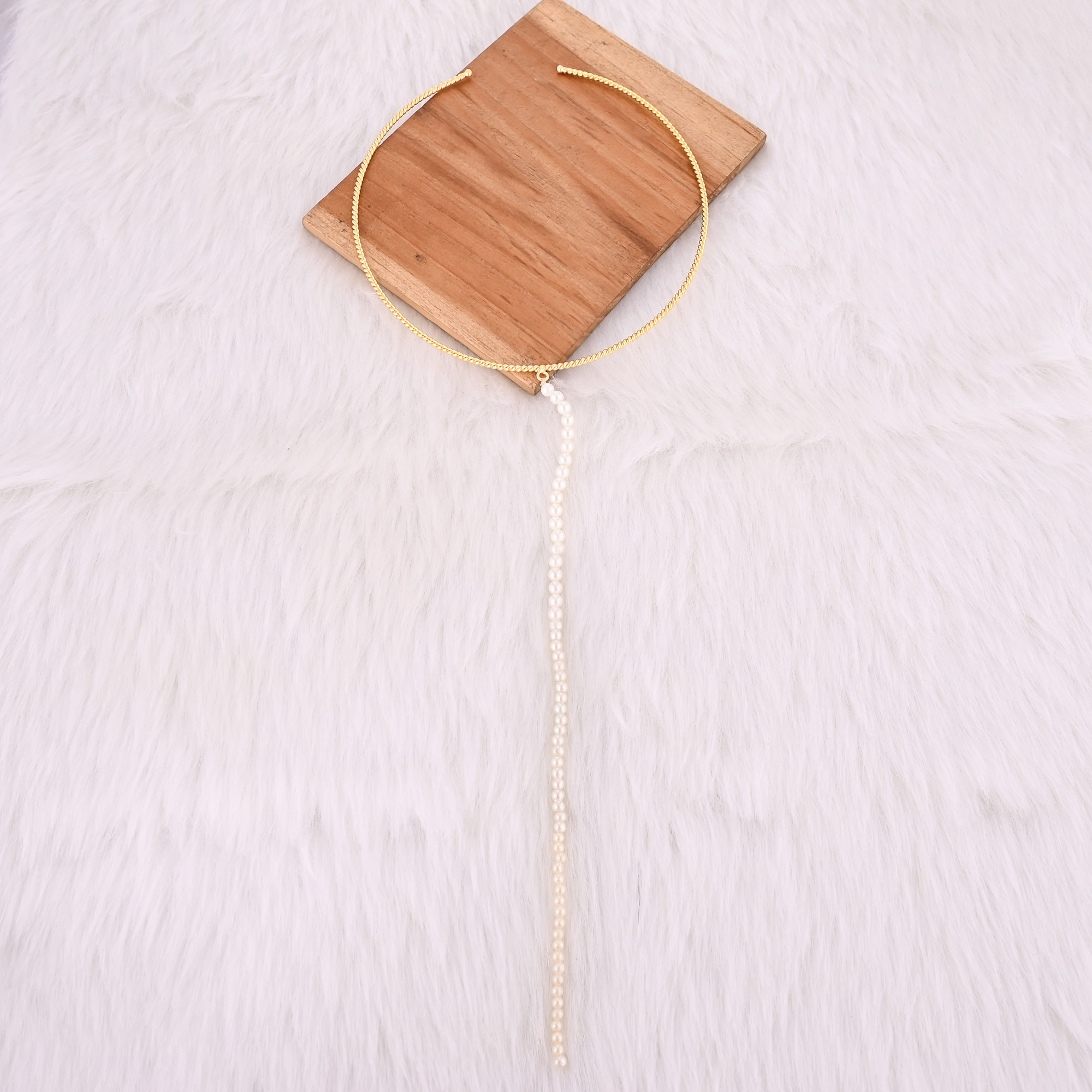 Brass Yellow Gold Plated 25 pcs Wholesale Lot Handmade Designer Choker Pearl Beads Necklace Jewelry Women Brass Jewelry