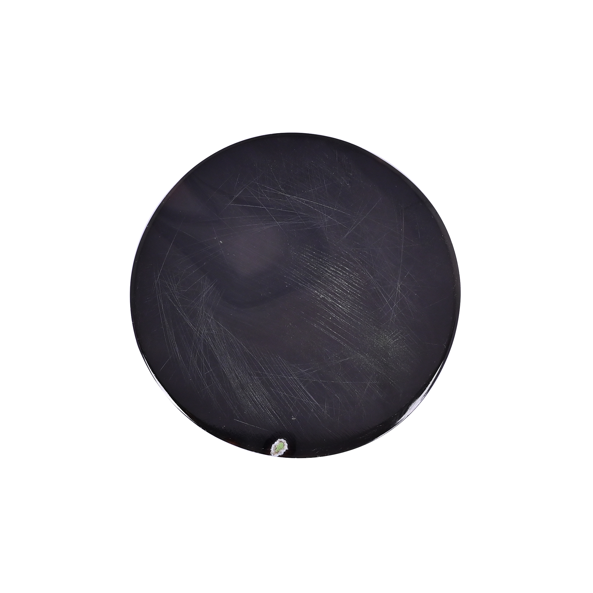 Natural Black Onyx 701 Carat 58x58mm Round Shape Loose Gemstone