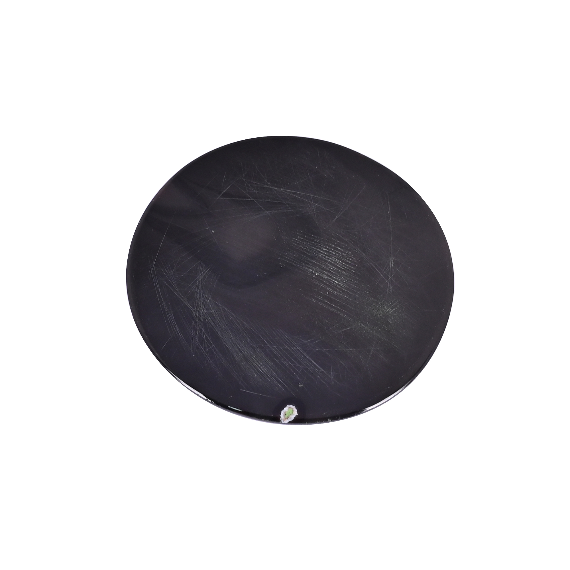 Natural Black Onyx 701 Carat 58x58mm Round Shape Loose Gemstone