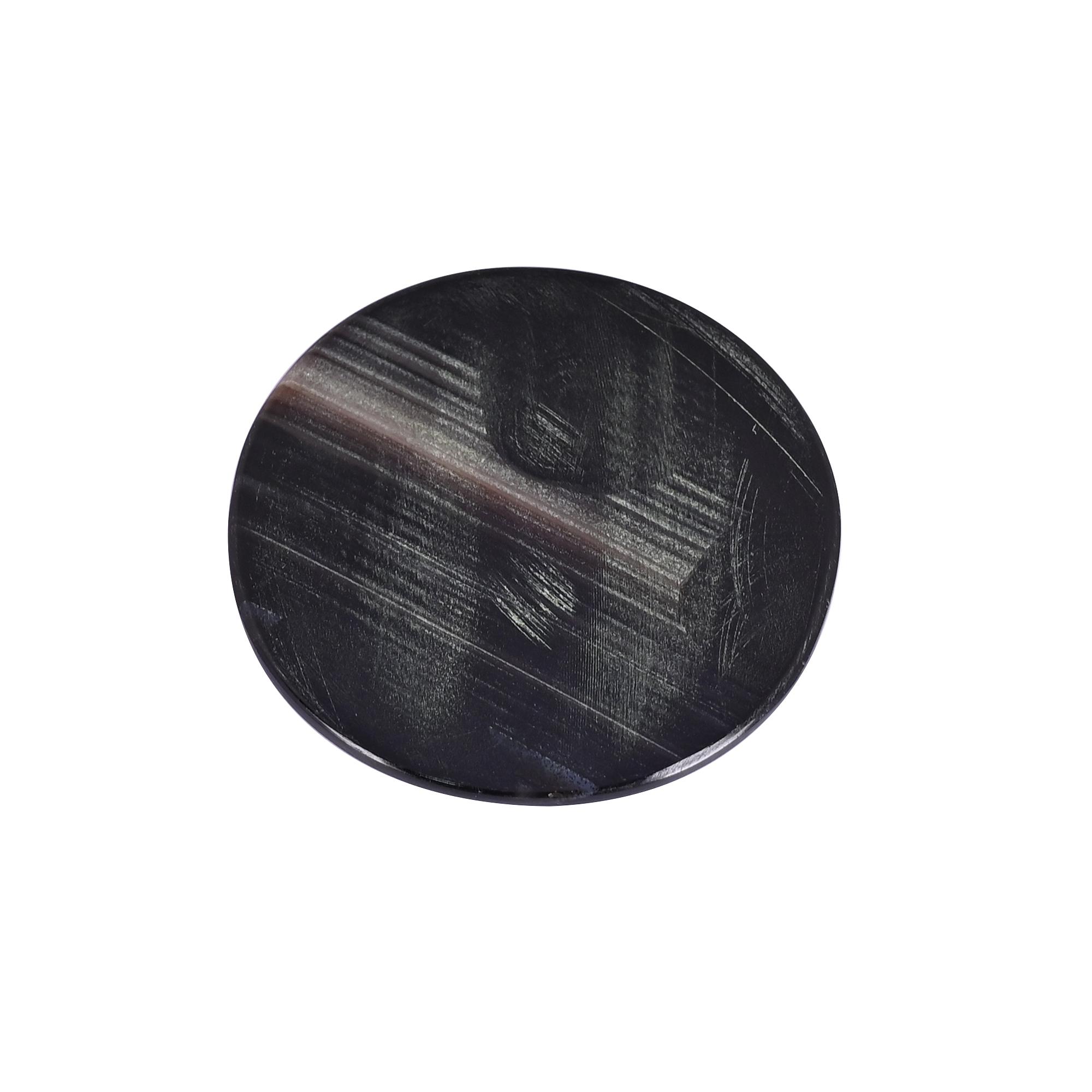 Natural Black Onyx 720 Carat 56x56mm Round Shape Loose Gemstone