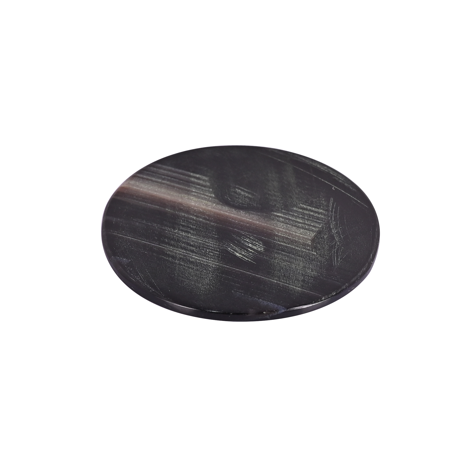 Natural Black Onyx 720 Carat 56x56mm Round Shape Loose Gemstone