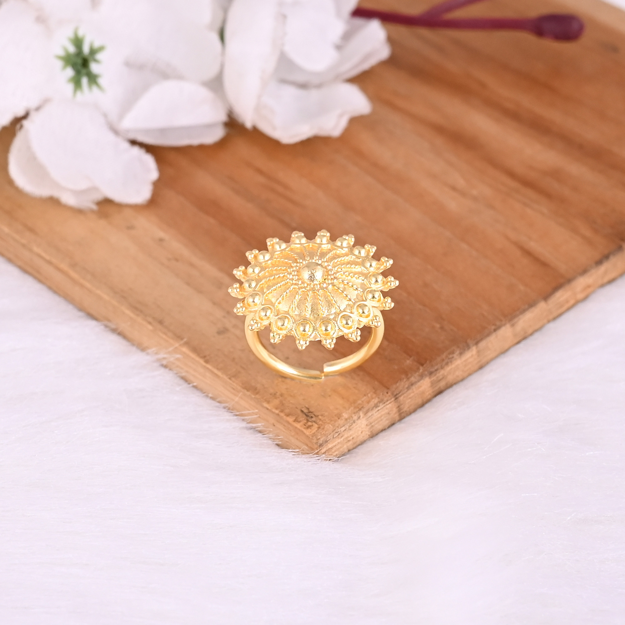 Wholesale Lot 25 Piece Yellow Gold Plated Plain Brass Handmade Boho Designer Unique Gift Charm Jewelry Adjustable Ring