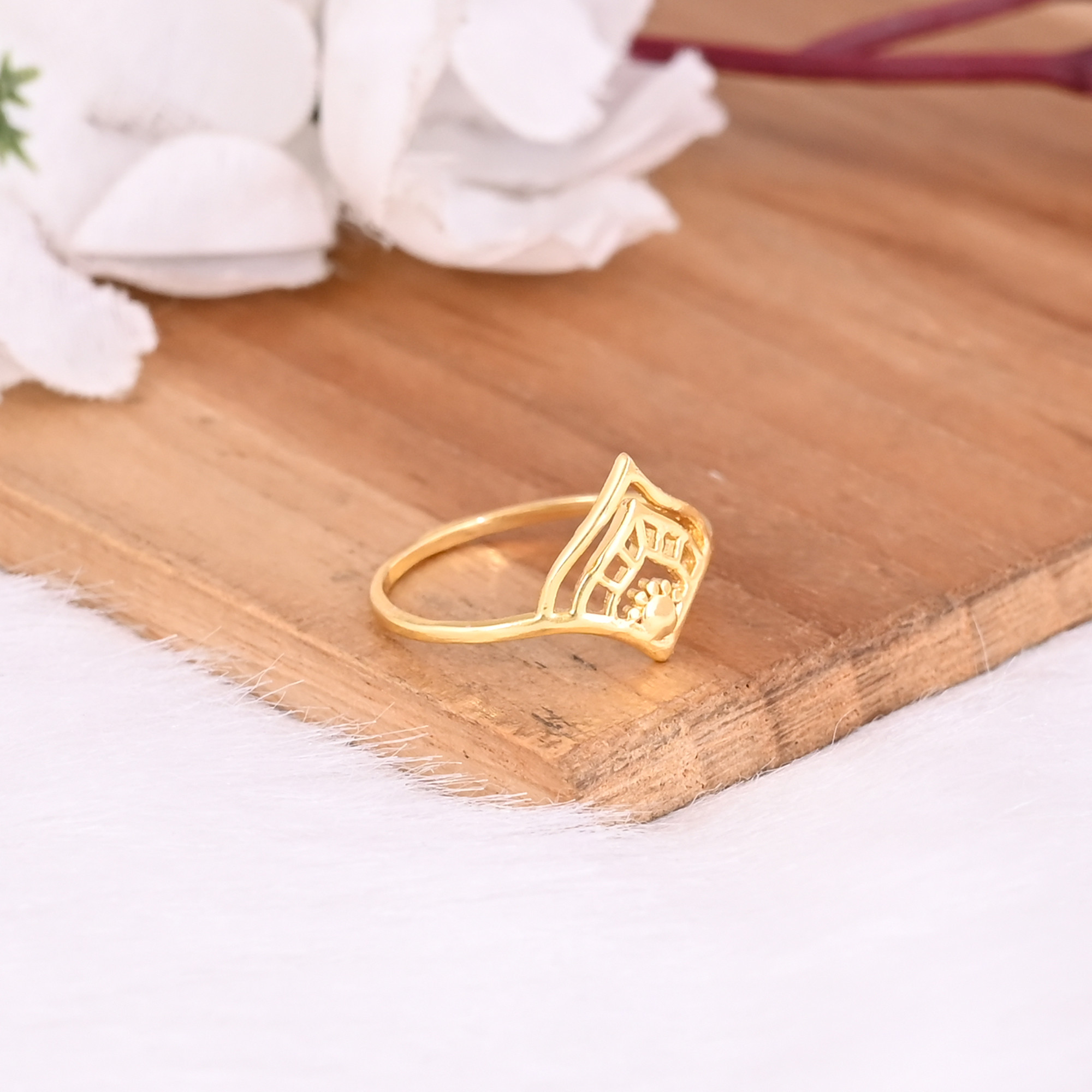 Wholesale Lot 25 Piece Yellow Gold Plated Brass Ring Unique Gift Charm Jewelry Designer Ring